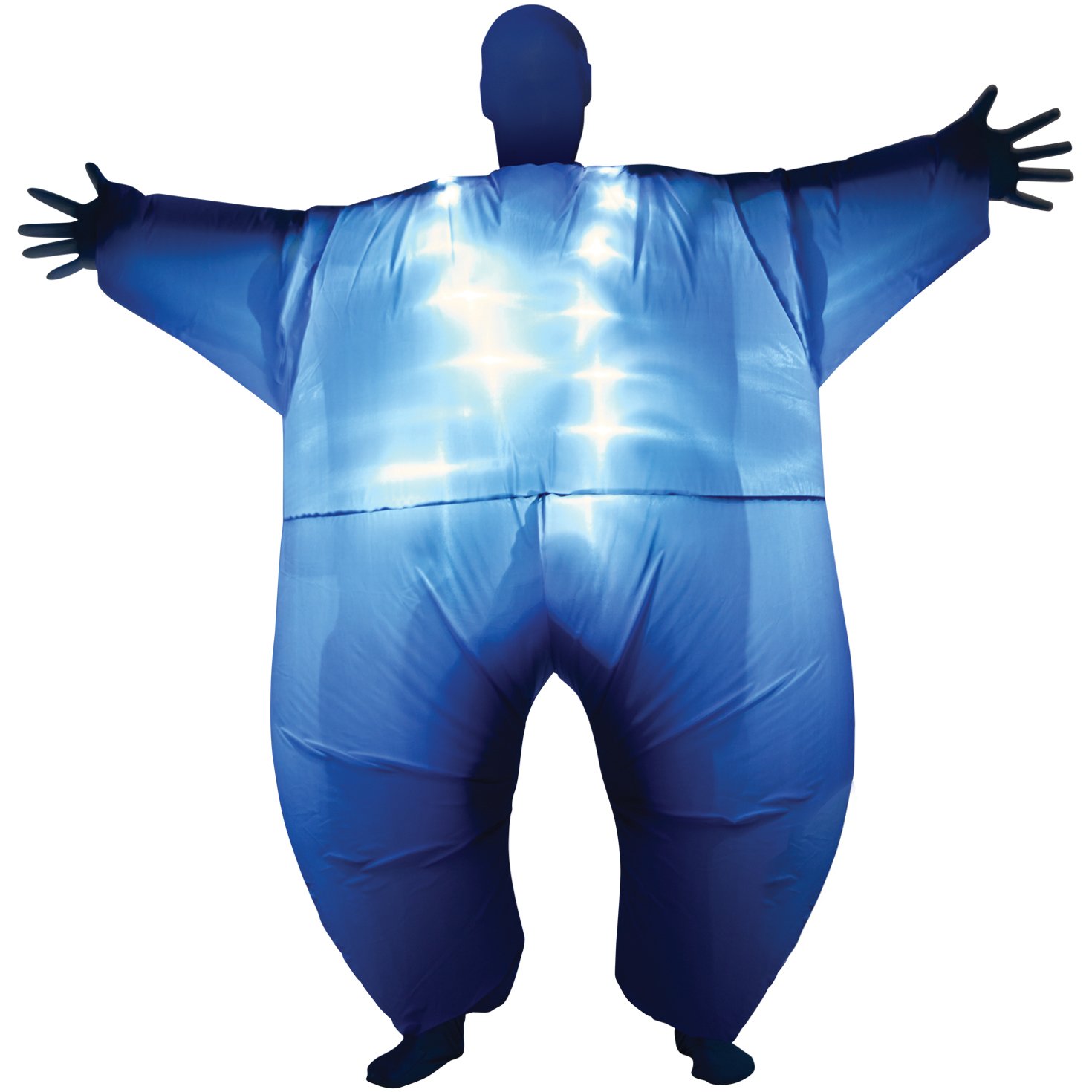 Blue Light-Up Inflatable Megamorph Blow Up Costume - One Size fits Most - Image 7
