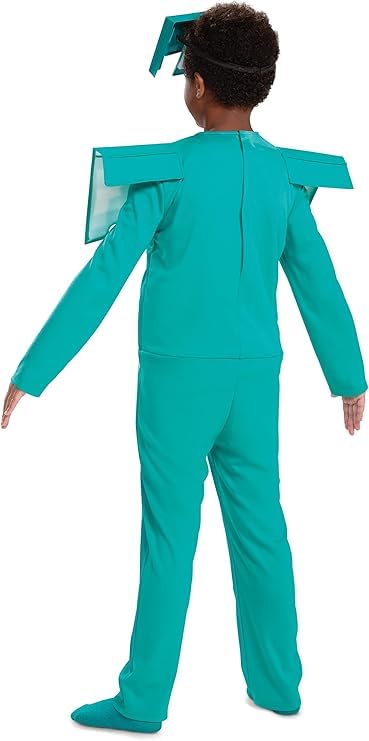 DISGUISE Minecraft Children's Diamond Armor Costume, Video Game Costume Children Available Size S, M - Image 3