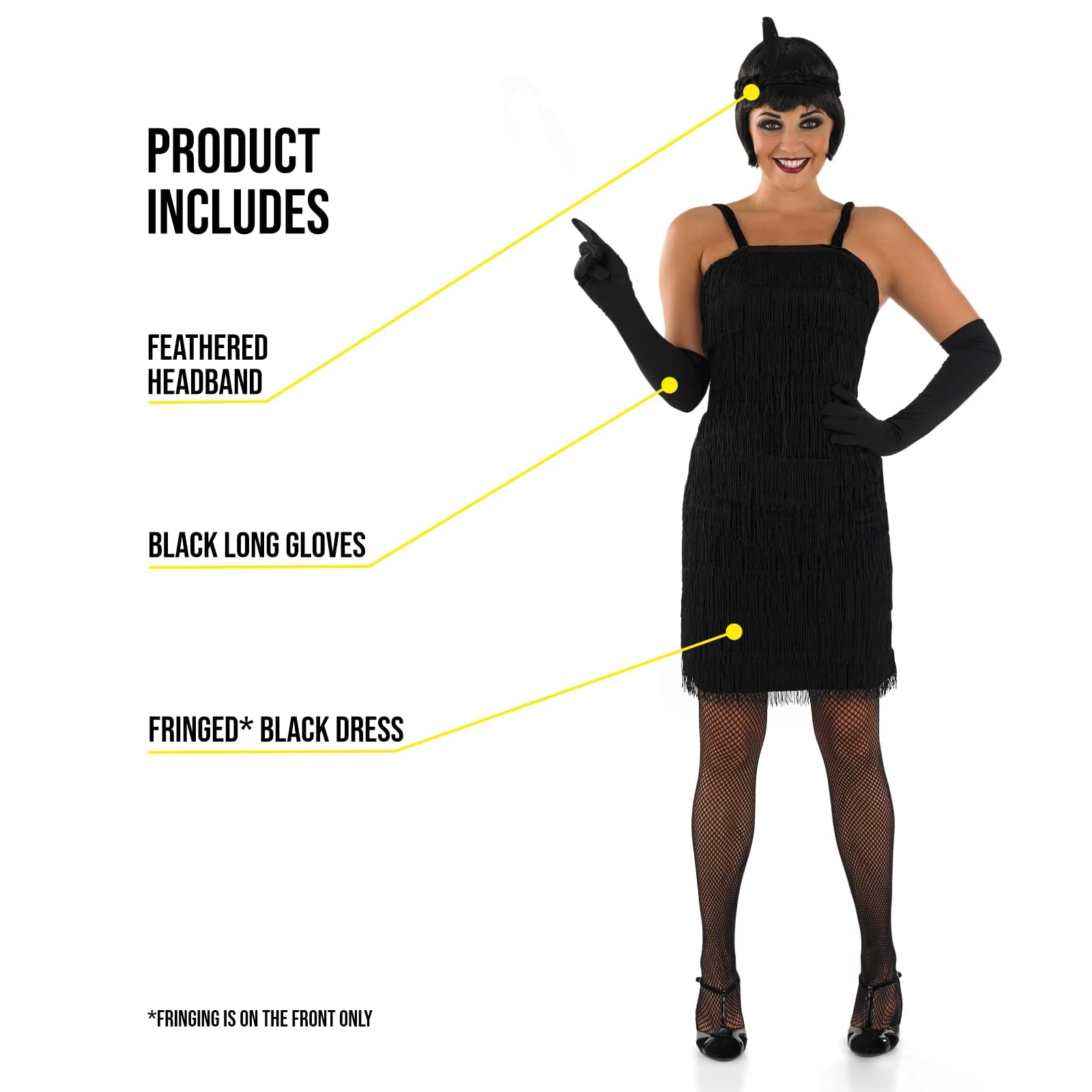 fun shack 1920s Flapper Dresses for Women, Vintage Style Dresses, Great for Parties and Themed Events - Image 3