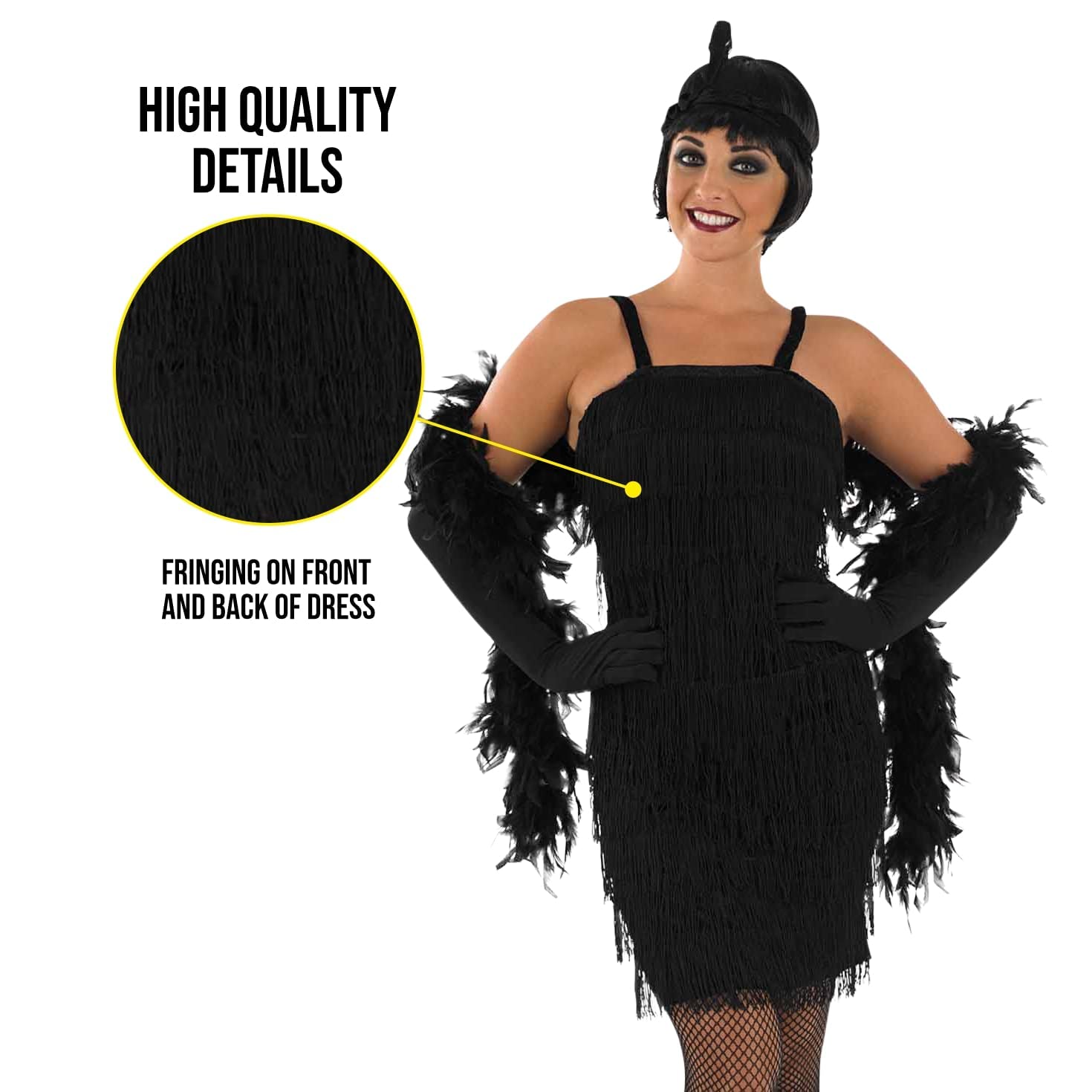 fun shack 1920s Flapper Dresses for Women, Vintage Style Dresses, Great for Parties and Themed Events - Image 4
