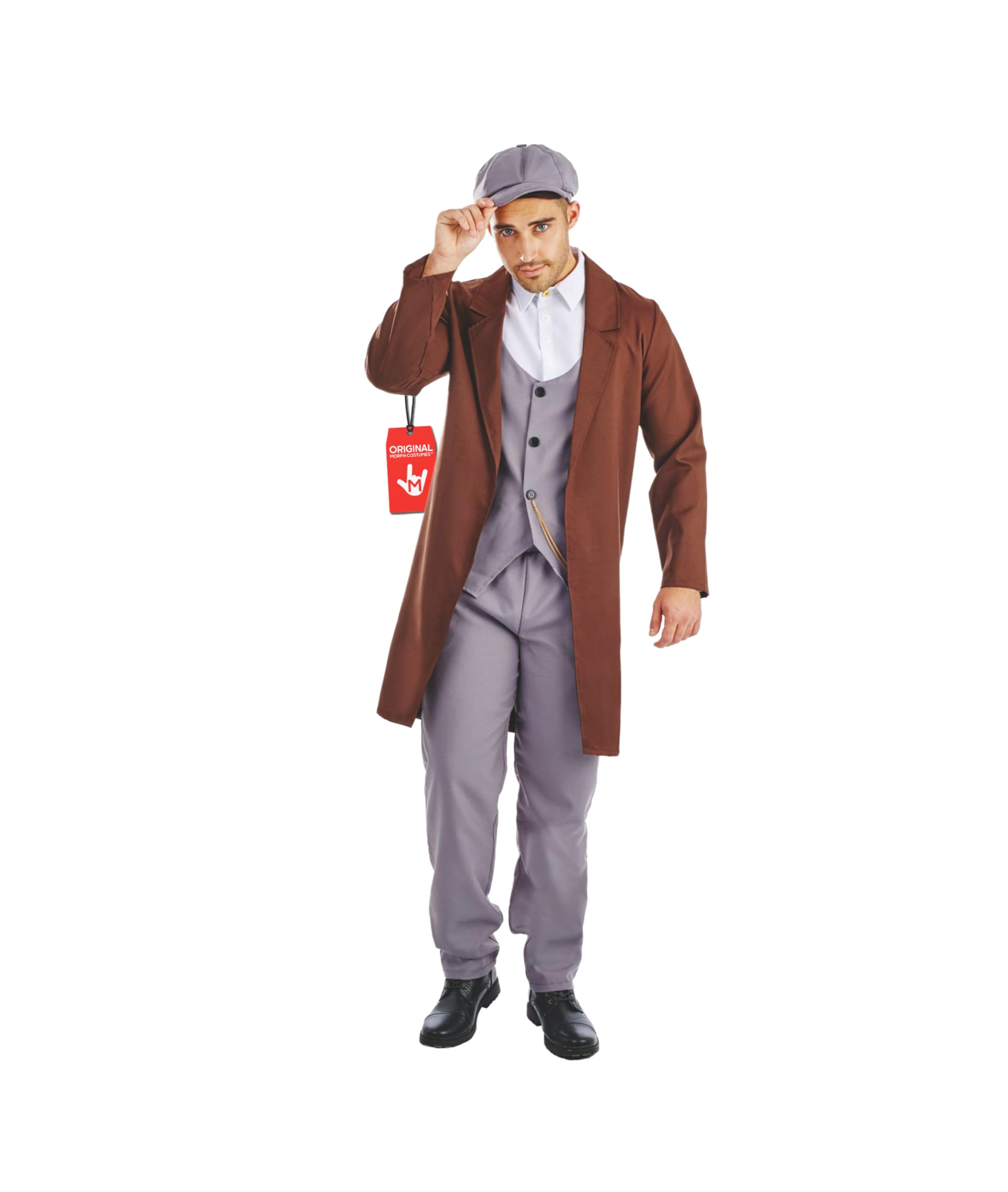 fun shack 1920s Mens Costume, Gangster Costume Men, Roaring 20s Costumes For Men Gangster, Peaky Cap Men's Gangster Costume