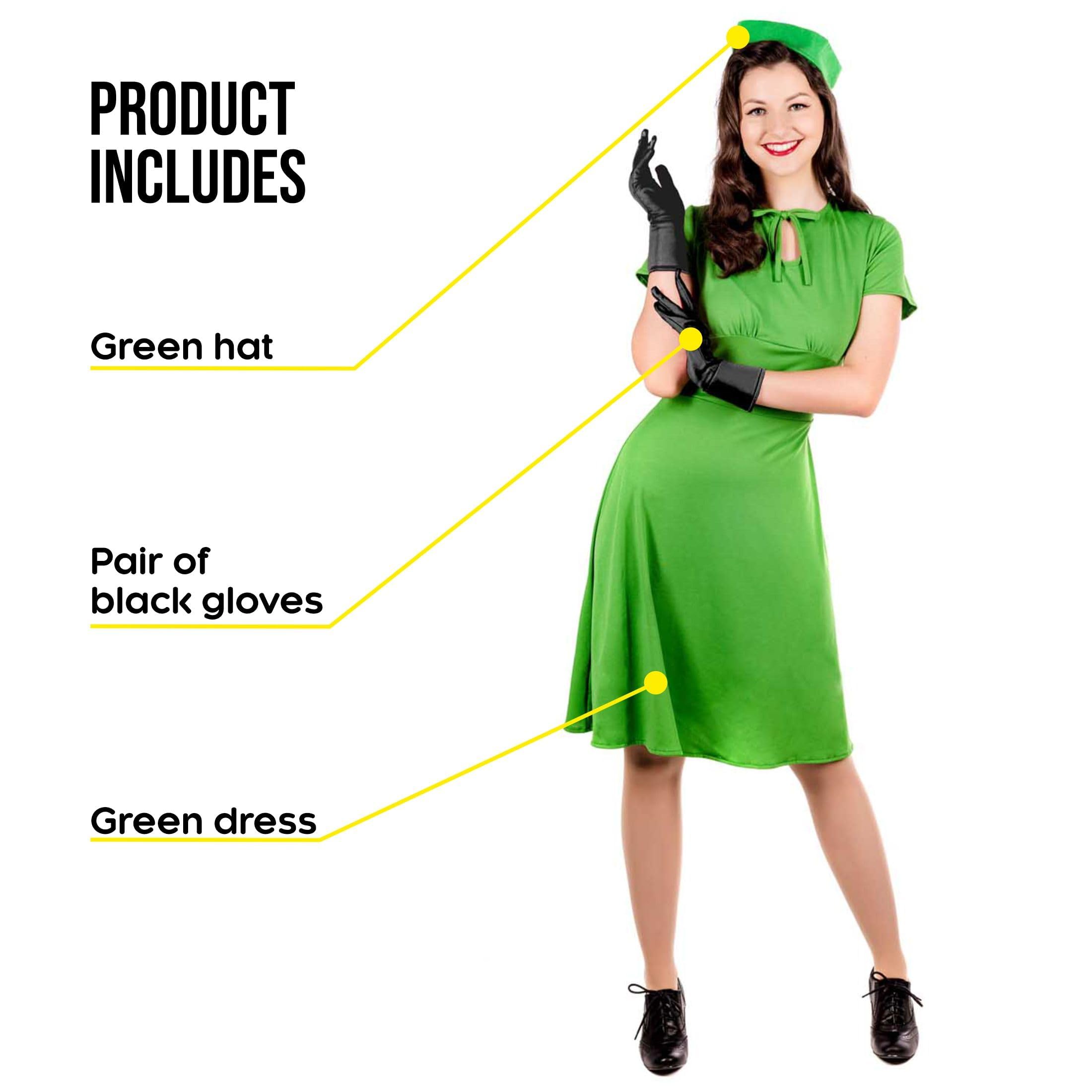 fun shack 1940s Dresses for Women Vintage WW2, Retro 40s Dress, Vintage Style Women's Apparel, Classic Fashion - Image 3