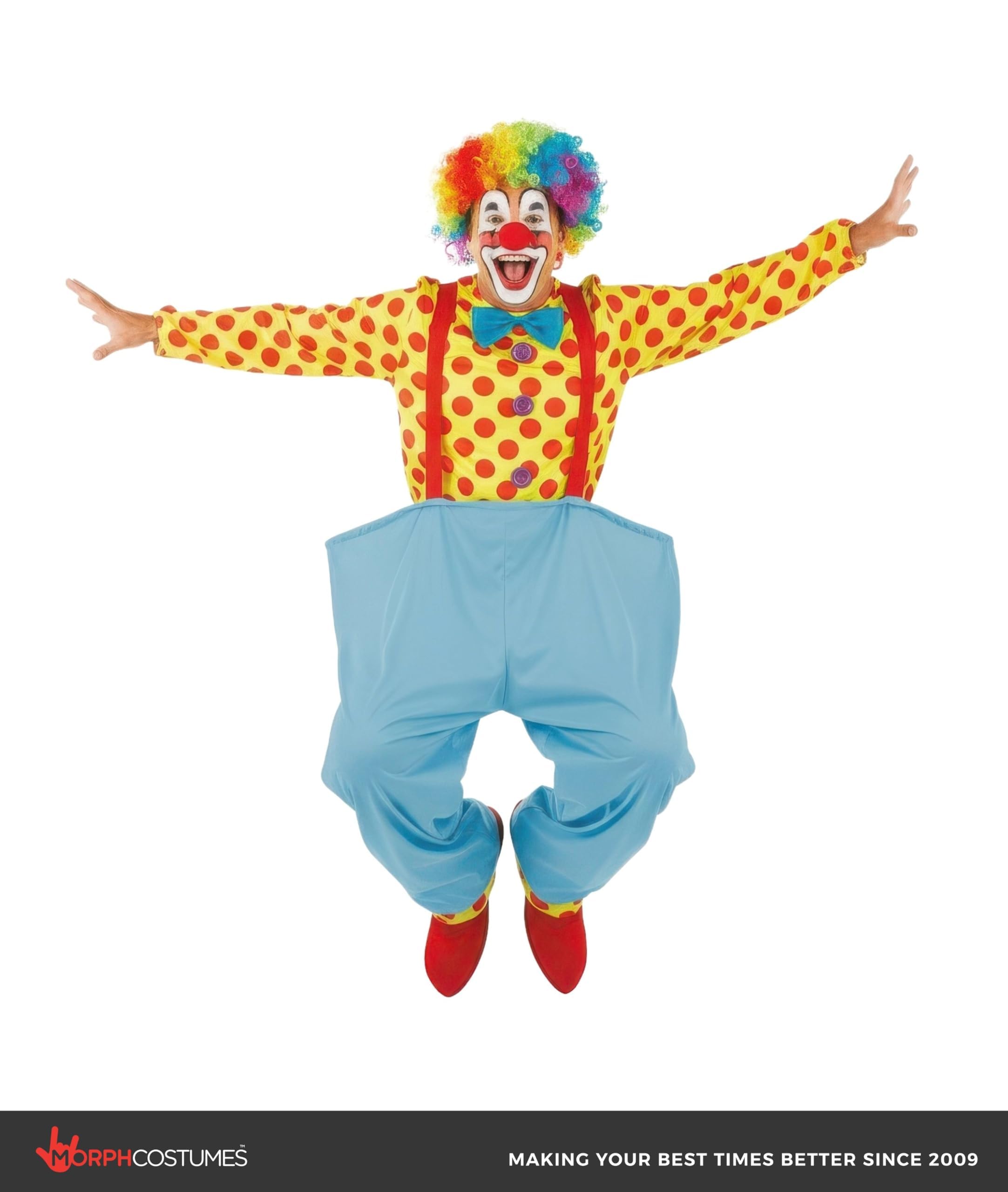 fun shack Adult Clown Costume for Men, Funny Clown Suit for Adults, Halloween Clown Outfit, Party Dress Up - Image 5