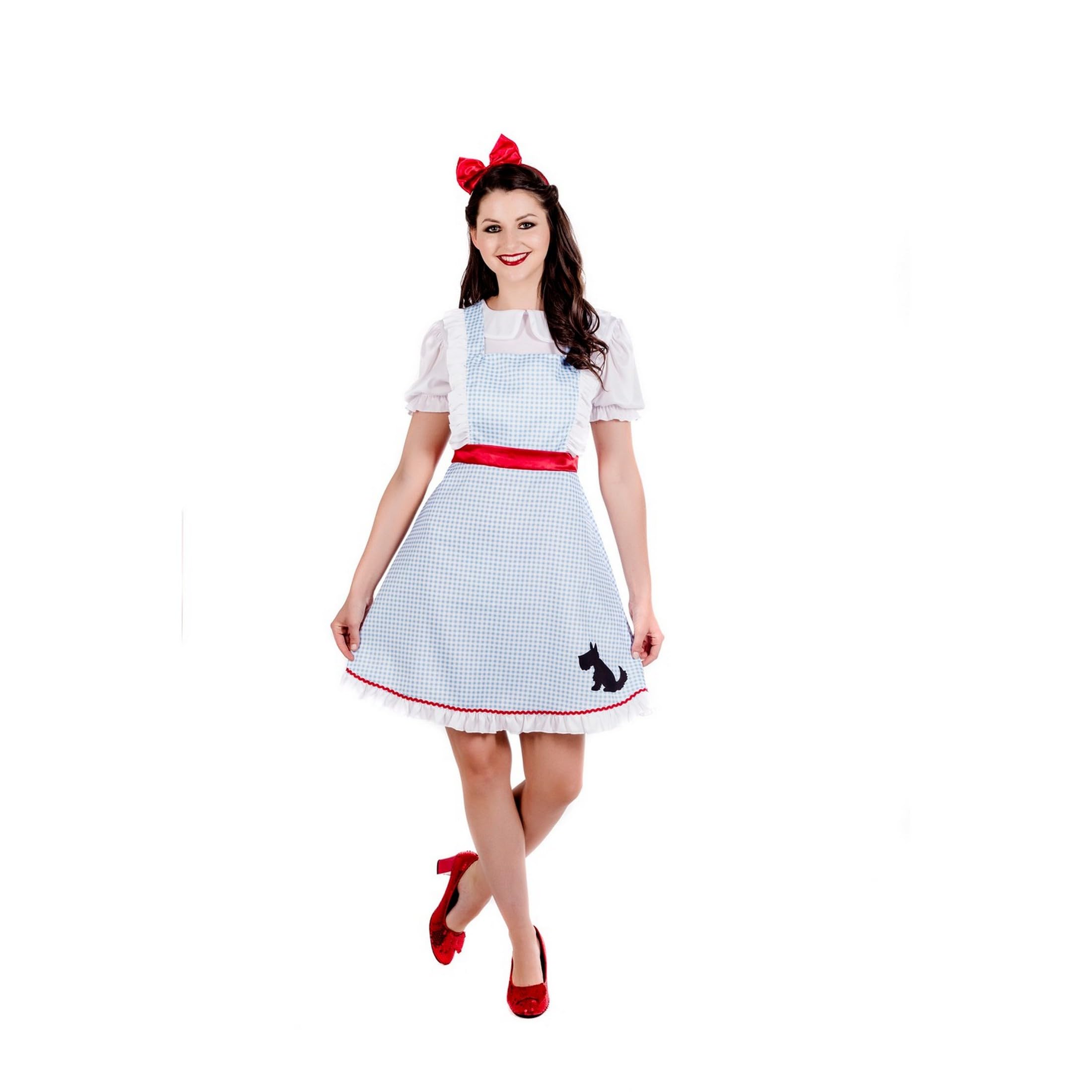 fun shack Adult Dorothy Costume for Women | Classic Dorothy Dress | Perfect for Halloween and Themed Parties - Image 4