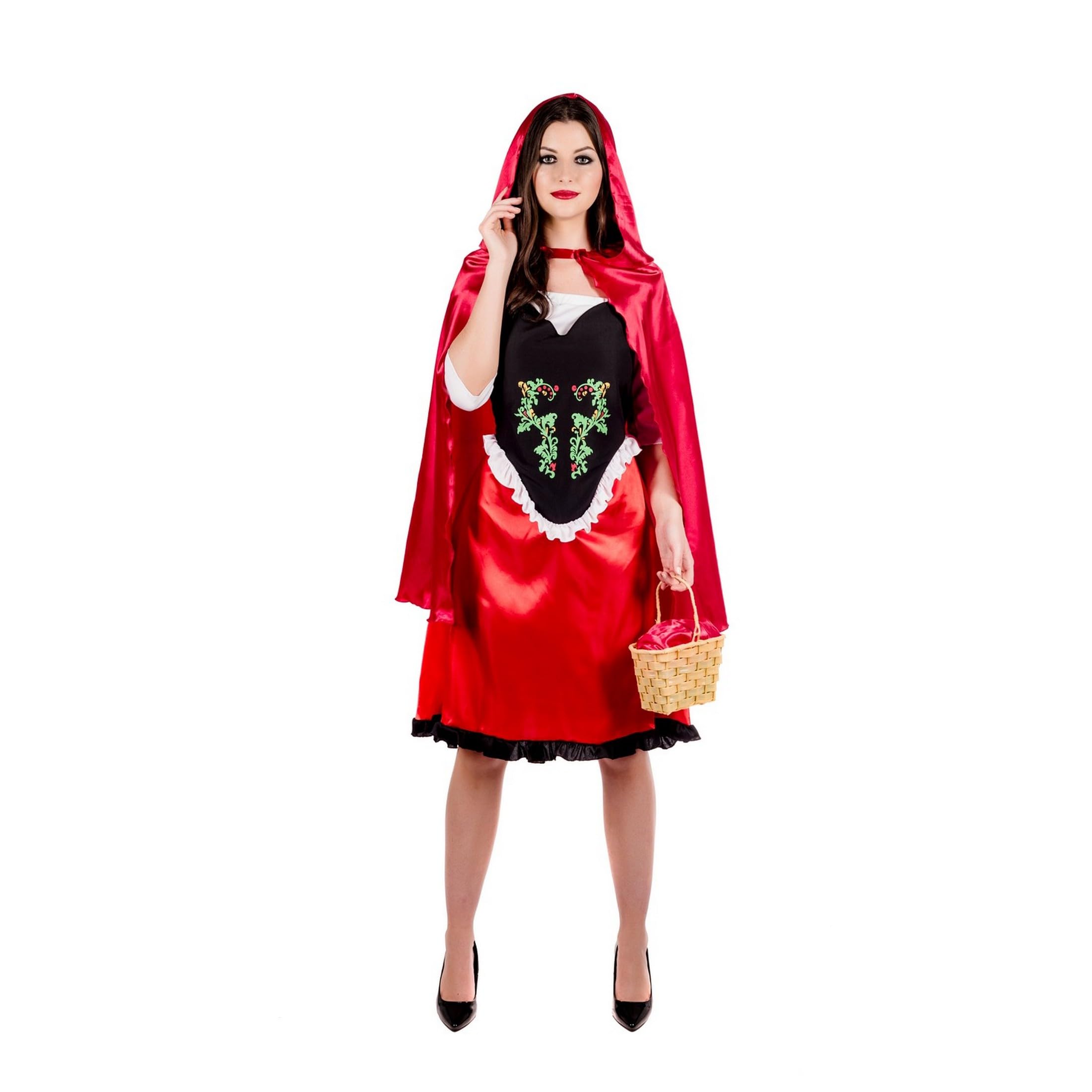 fun shack Adult Little Red Riding Hood Costume Women, Halloween Costumes for Women Little Red Riding Hood - Image 4