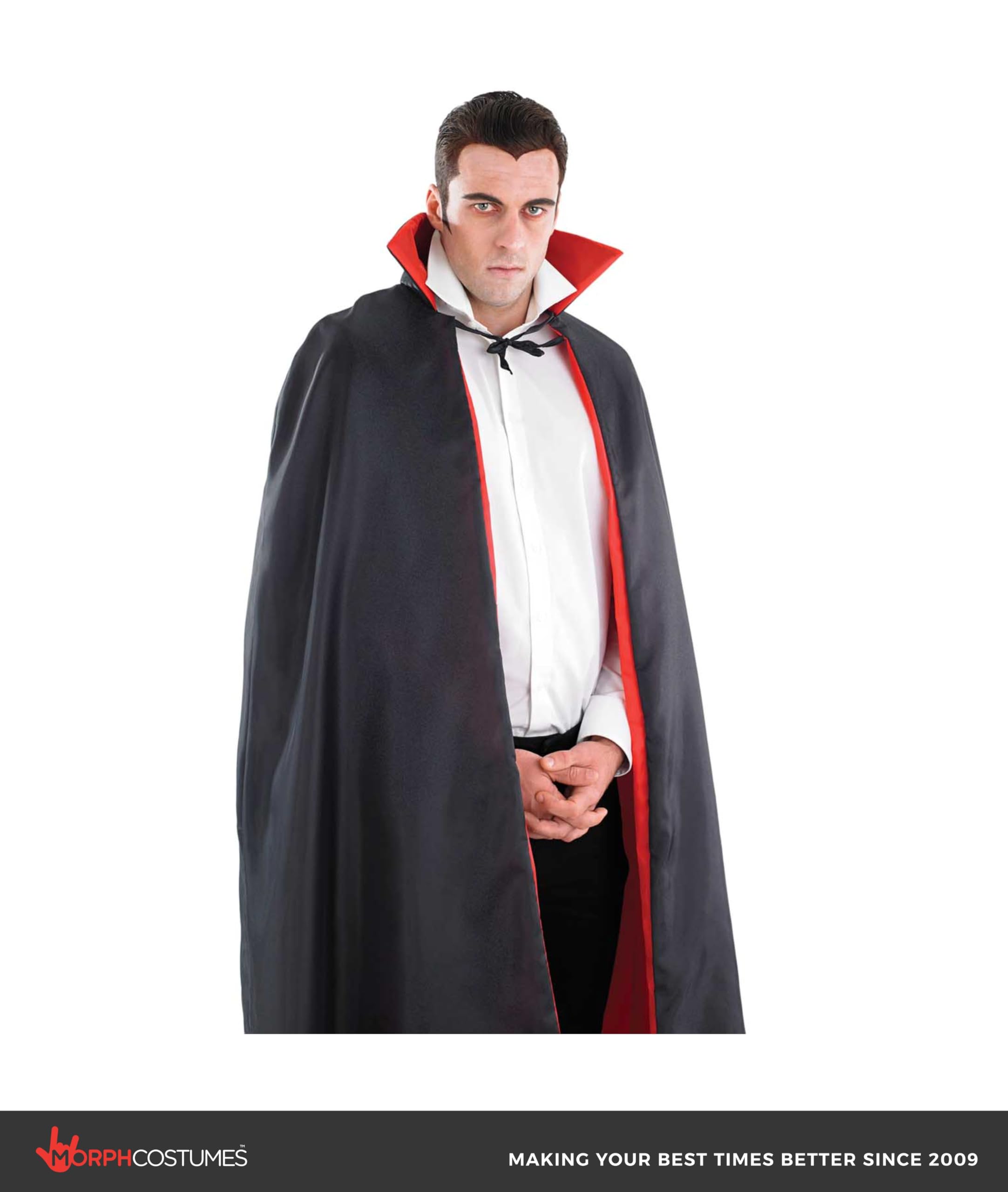 Fun Shack Adult Vampire Cape Women Red And Black Cape Adult Halloween Costumes For Women Mens Unisex Cloak Accessories - Image 3