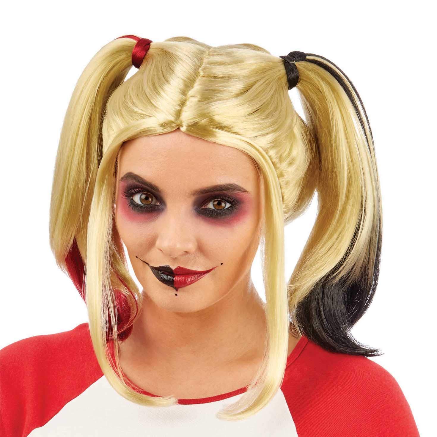 fun shack Adults Comic Book Character Wig Womens Cosplay Dip Dye Bunches Hair Accessory - Image 2