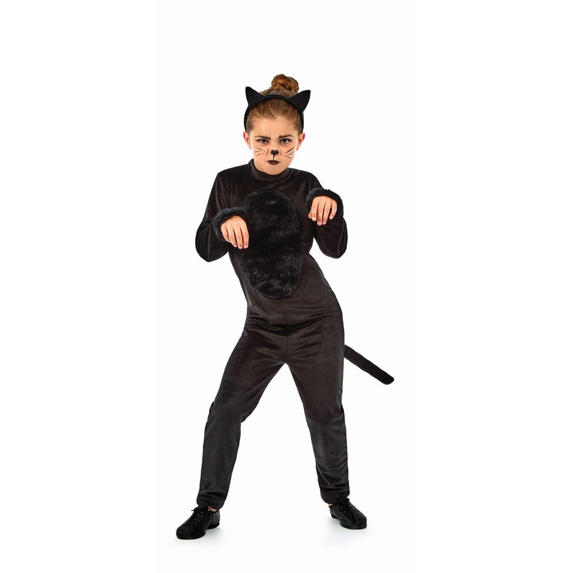 fun shack Black Cat Costume for Girls, Cat Costumes for Kids, Halloween Costumes for Kids, Black Cats Girls Halloween Costume - Image 8