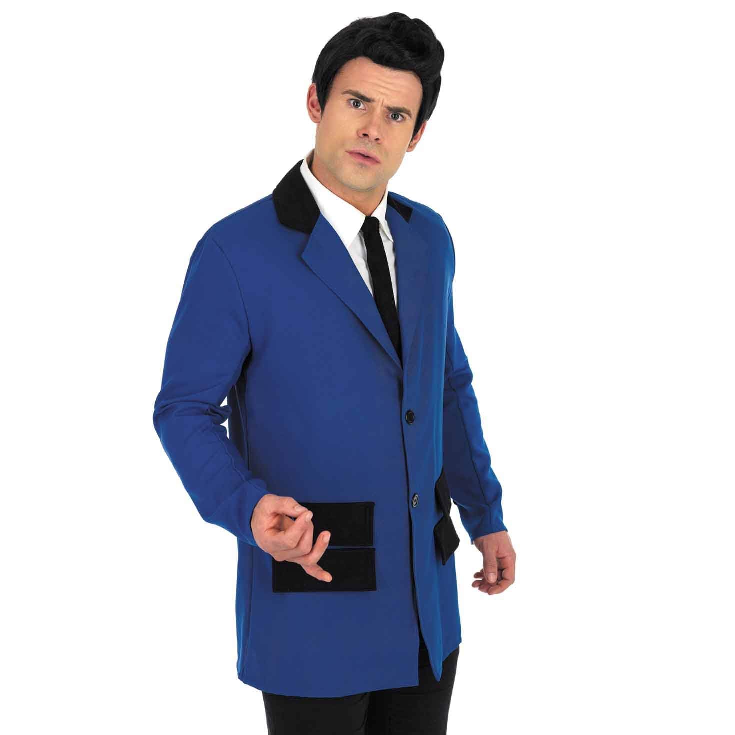 fun shack Blue Teddy Boy Suits 1950s for Men, Teddy Boy Fancy Dress, Rockabilly 1950s Costume, Teddy Costume 50s Fancy Dress