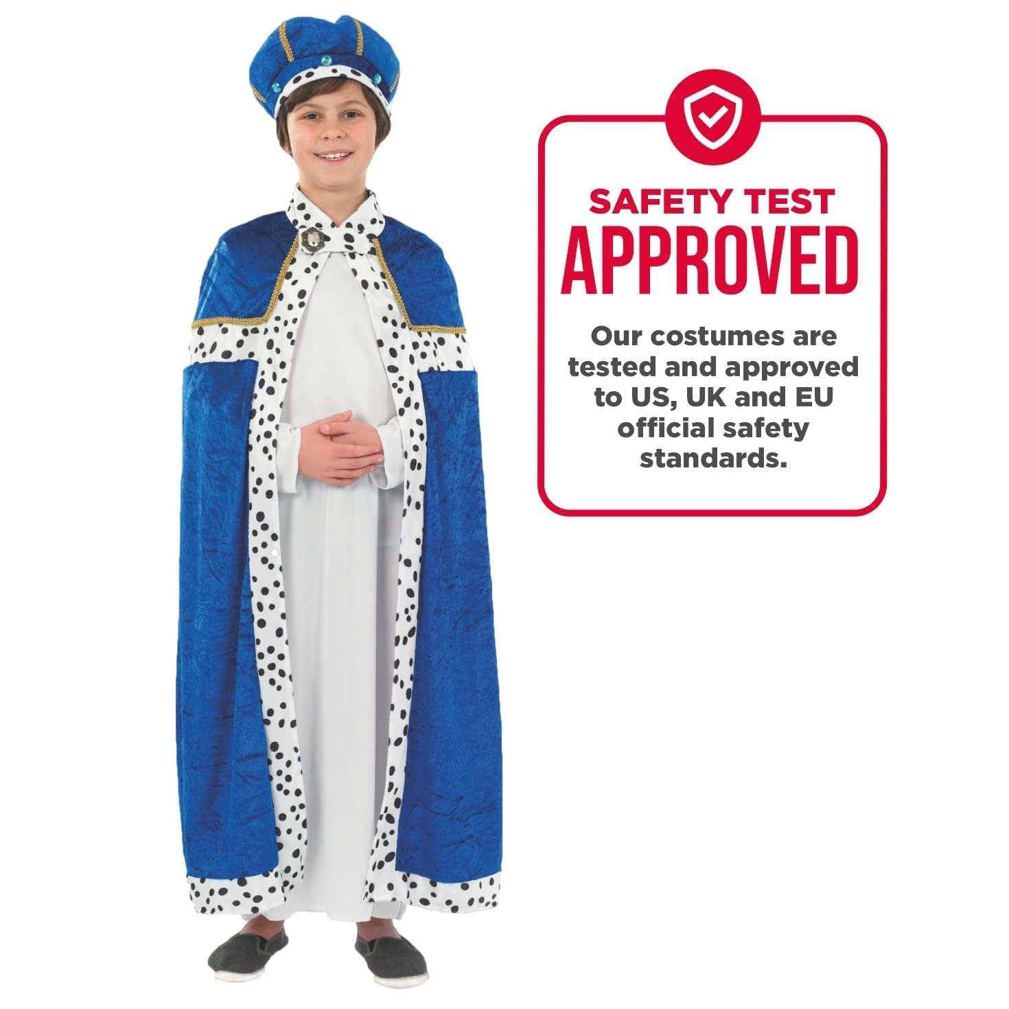fun shack Blue Wiseman Costume Kids, Wise Man Costume for Boys, Boys Christmas Costumes, Nativity Costumes for Kids, Small - Image 5