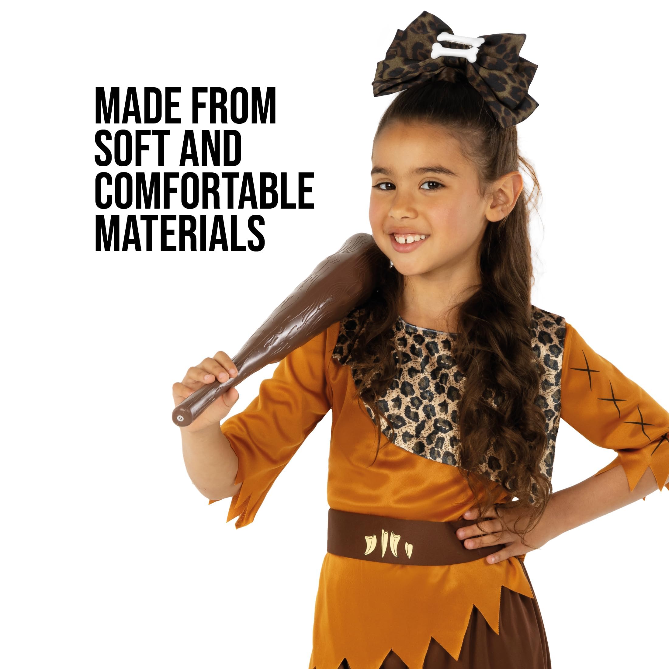 fun shack Boys Caveman Costume, Kids Cave Boy Outfit, Fun Caveman Dress Up for Boys, Cave Kid Costume, Medium - Image 3