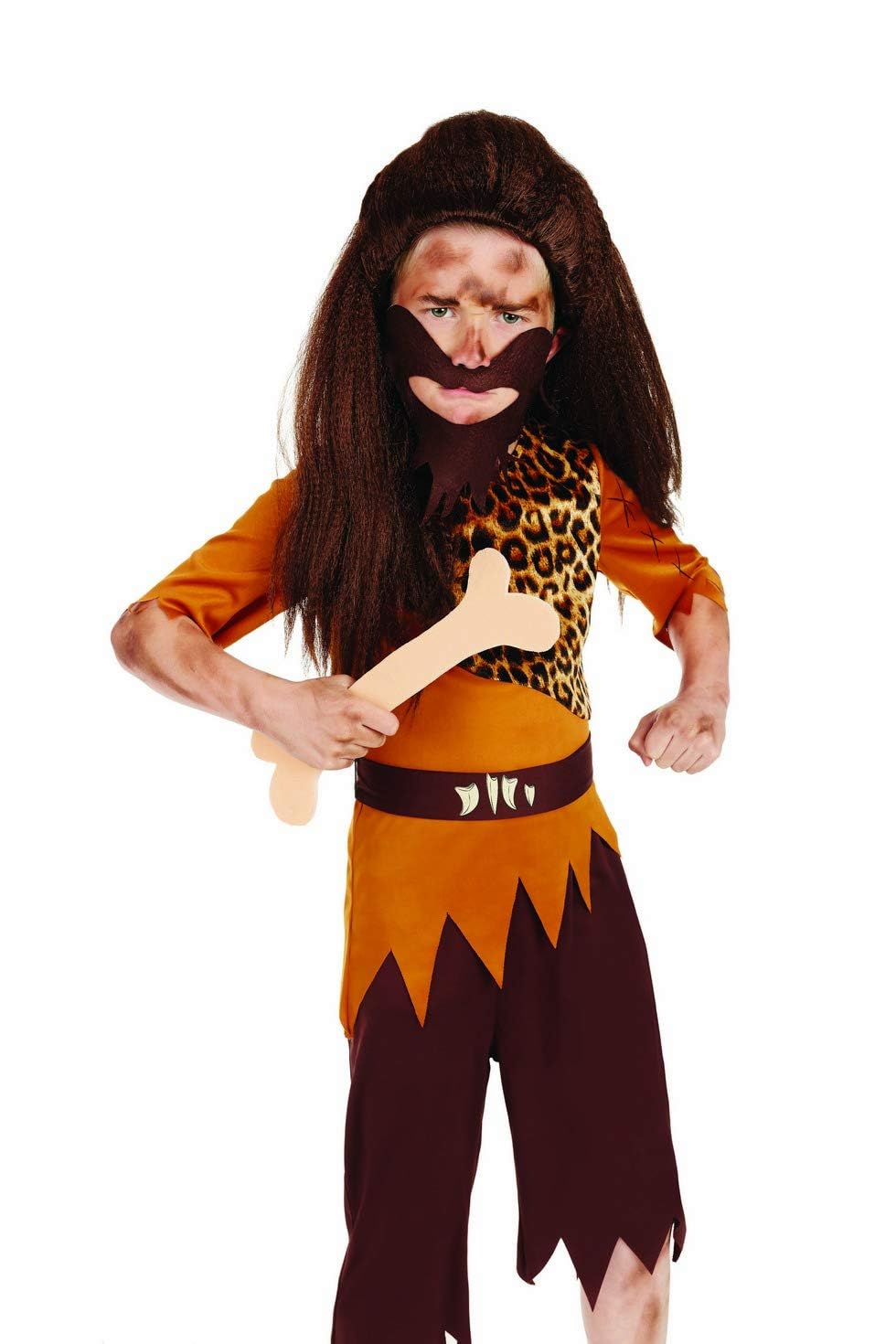 fun shack Boys Caveman Costume, Kids Cave Boy Outfit, Fun Caveman Dress Up for Boys, Cave Kid Costume, Medium - Image 4