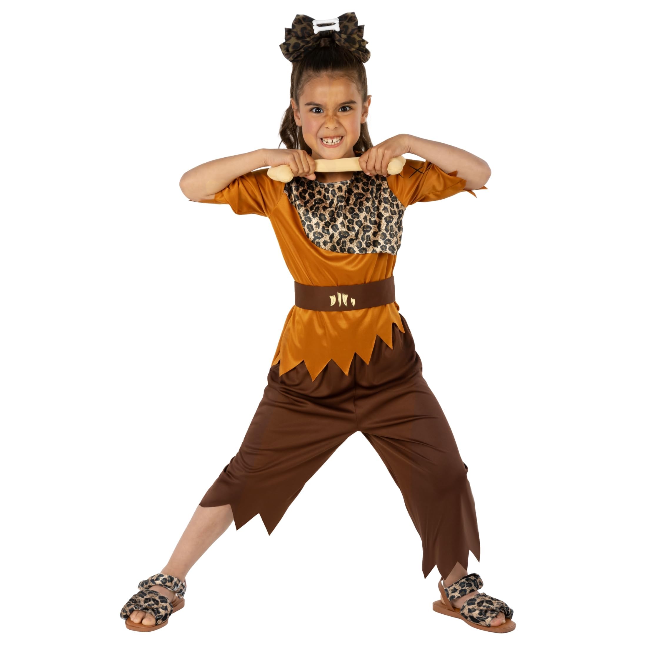 fun shack Boys Caveman Costume, Kids Cave Boy Outfit, Fun Caveman Dress Up for Boys, Cave Kid Costume, Medium - Image 5