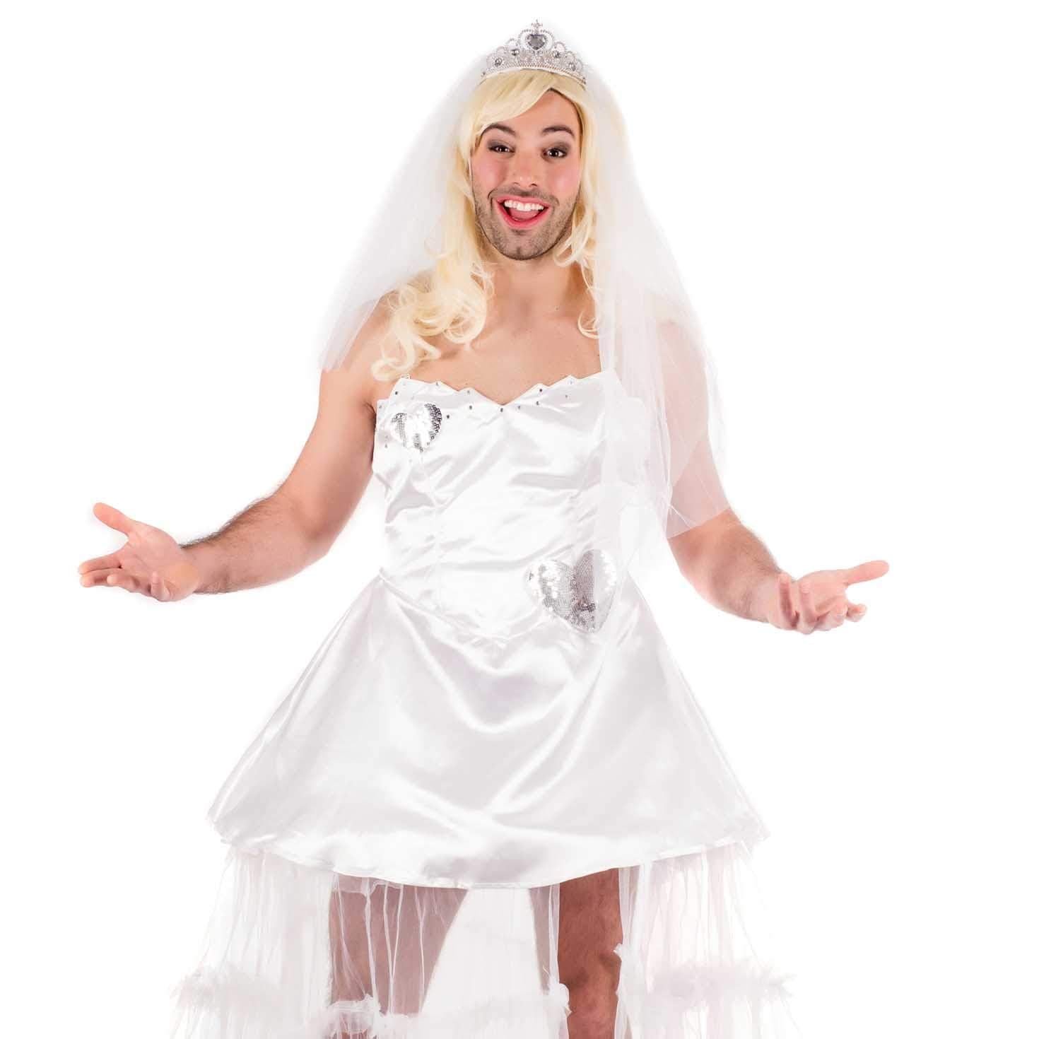 Fun Shack Bride Groom Costume - Adult Mens Wedding Dress, Funny Costume - Image 2
