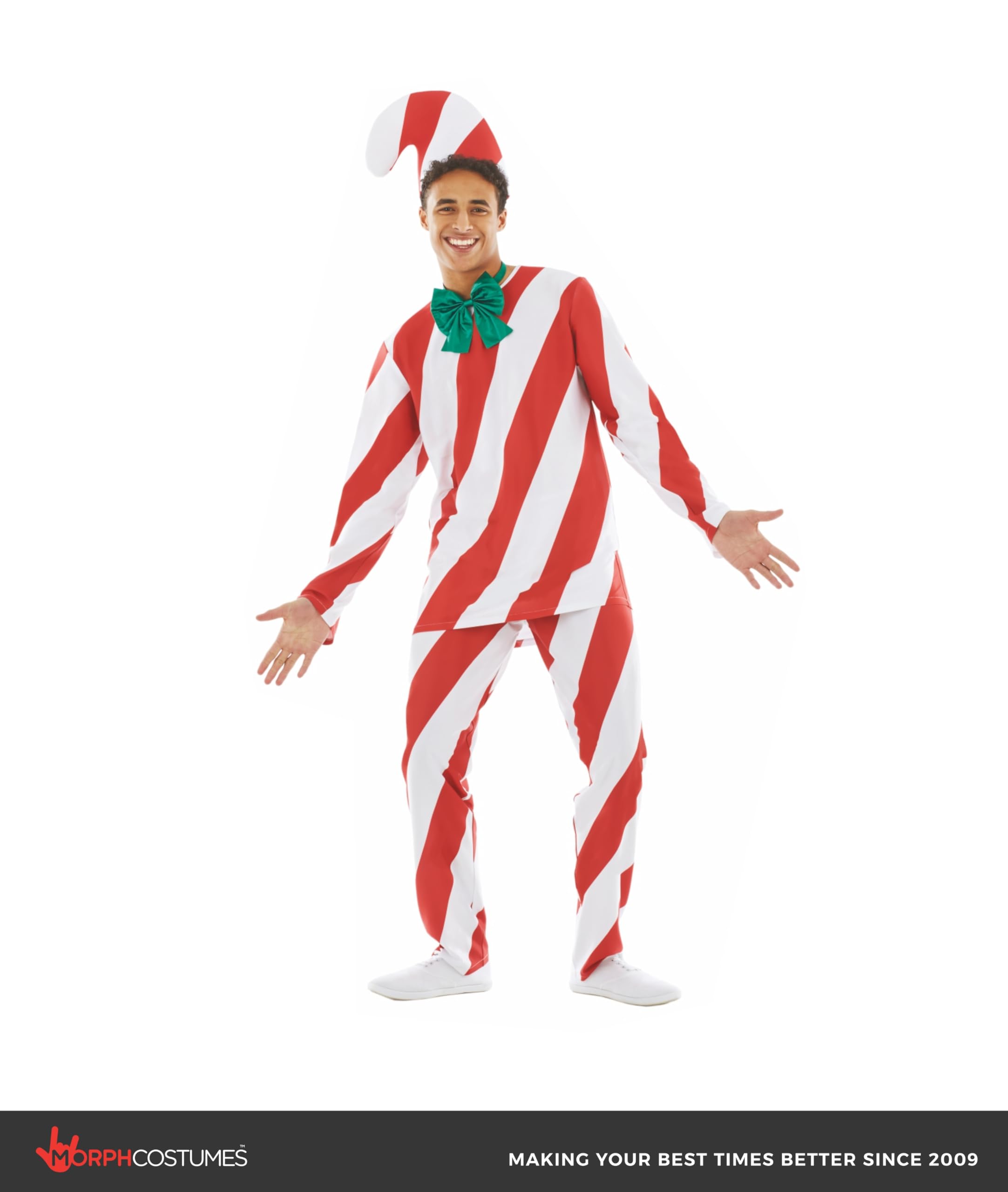 fun shack Candy Cane, Christmas Costumes for Men, Christmas Suit, Candy Cane Shirt, Christmassy Costumes, Candy Cane Pajamas - Image 5