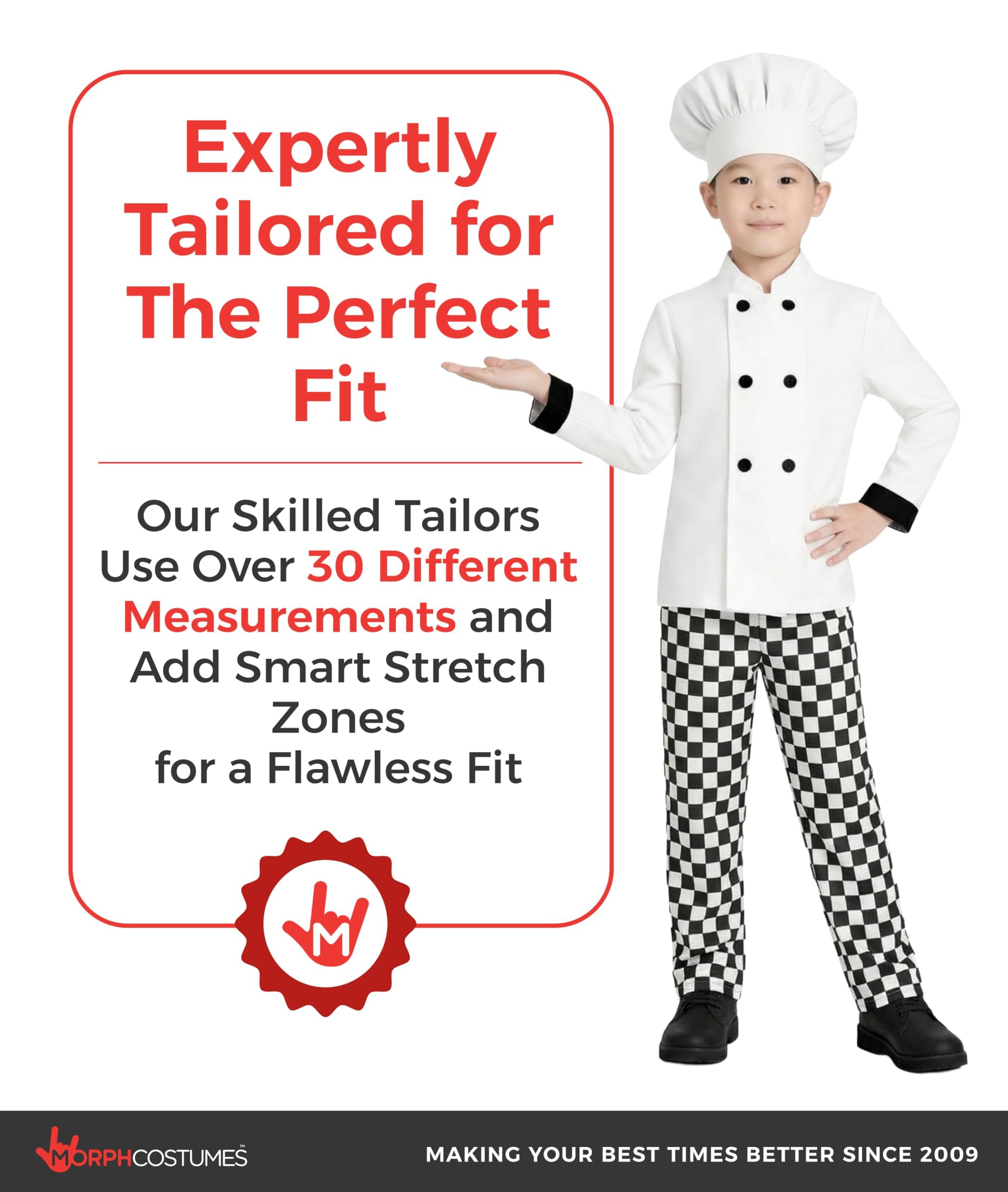 fun shack Chef Costume Kids, Boys Chef Costume, Boys Halloween Costumes, Halloween Costumes for Kids, Small - Image 7