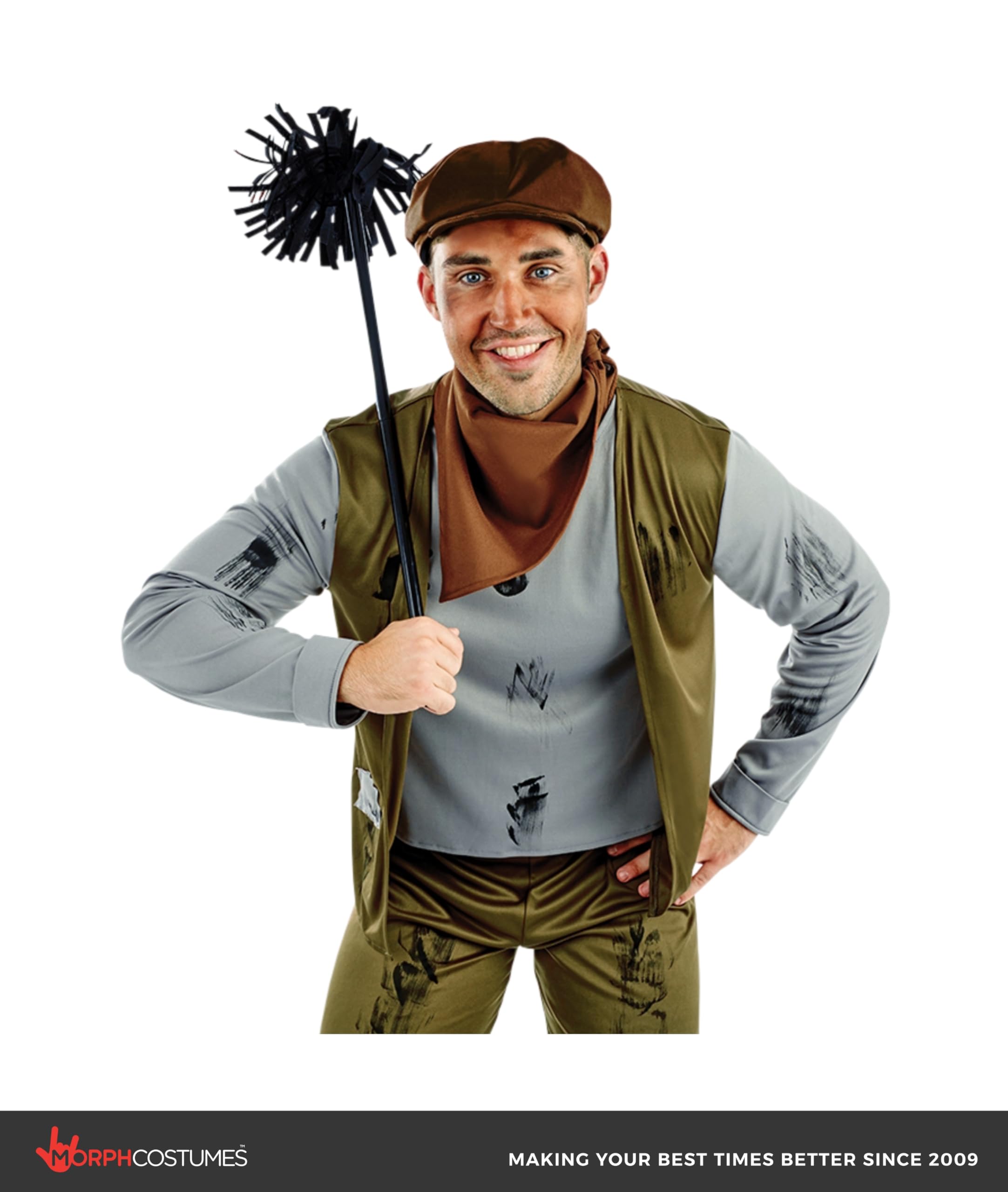 fun shack Chimney Sweep Costume Men, Mens Chimney Sweep Costume, Victorian Costumes Adult - Image 4