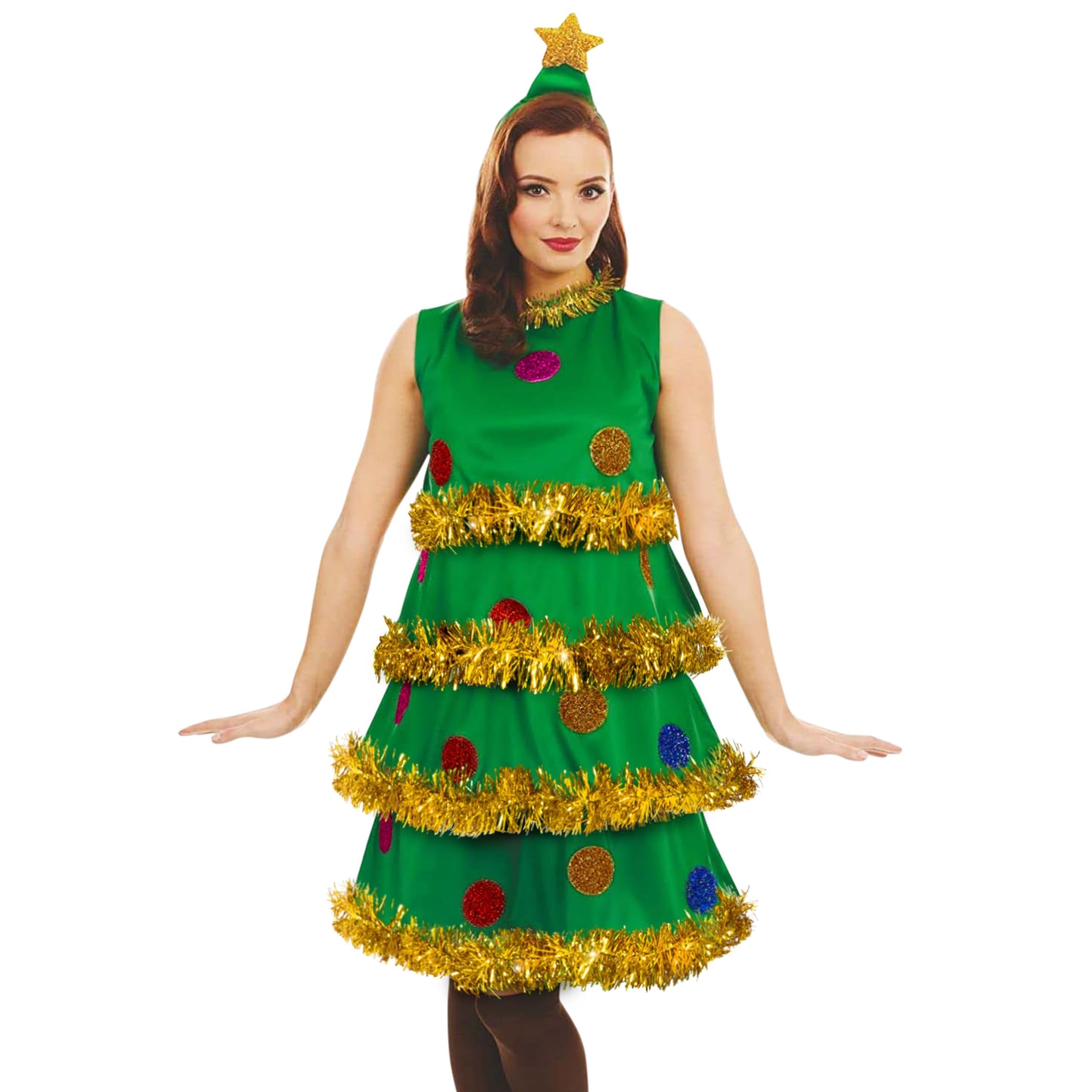 fun shack Christmas Tree Dress Women, Christmas Costumes For Women, Xmas Tree Dress, Fun Costumes for Woman - Image 5