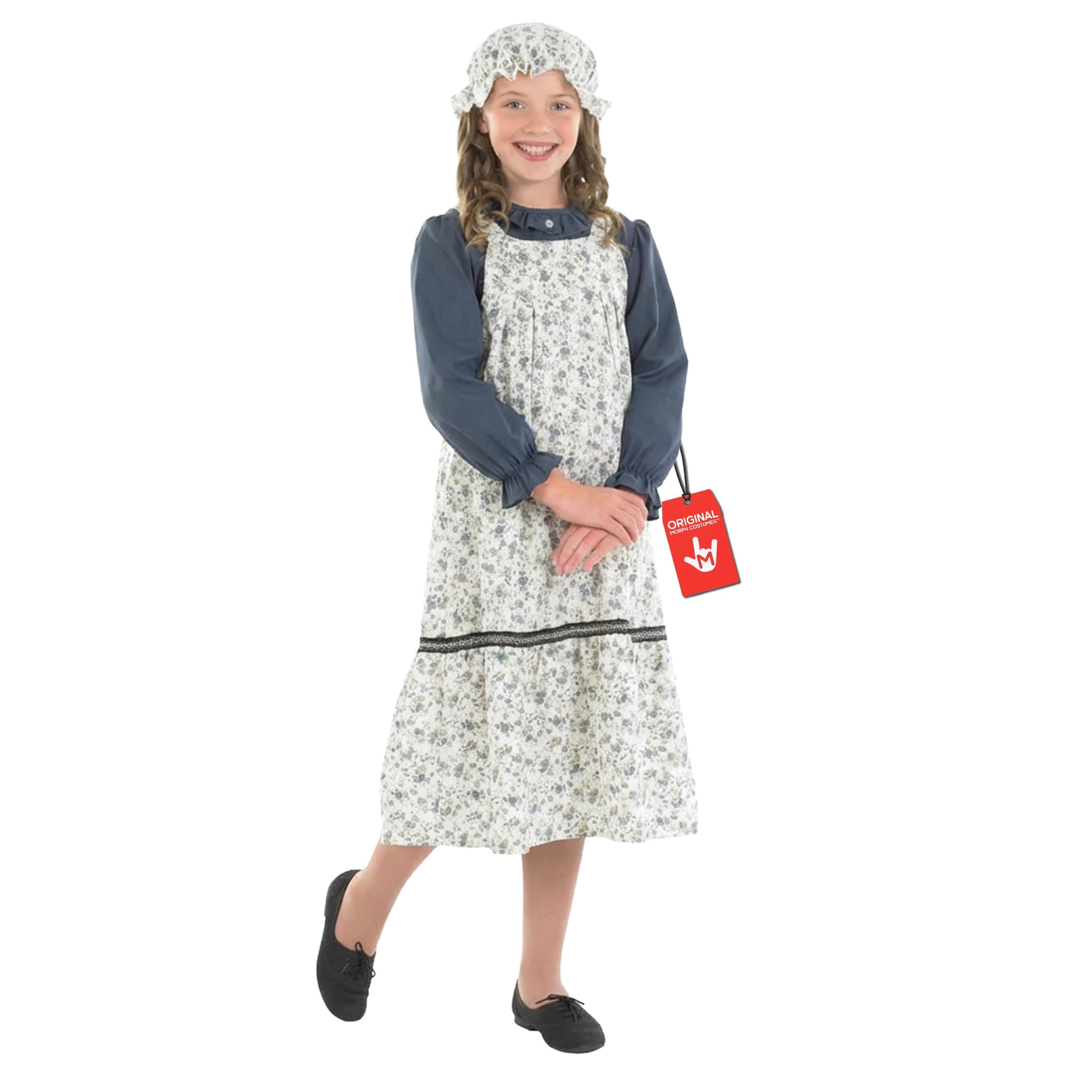 fun shack Colonial Costume Girls, Orphan Girl Costume, Pioneer Costumes Girls, Victorian Girl, Halloween Costumes for Kids, Medium