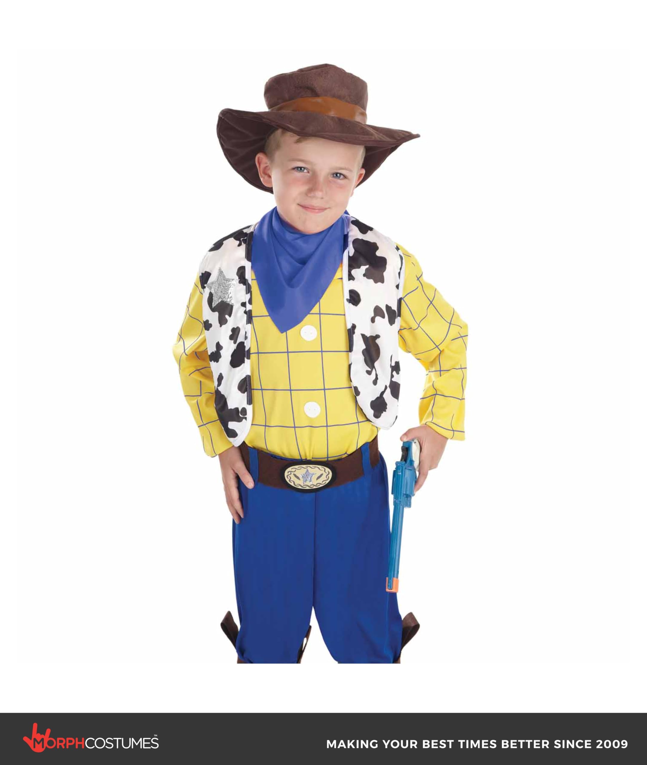 fun shack Cowboy Costume For Boys Boy Story Book Costume - Image 2