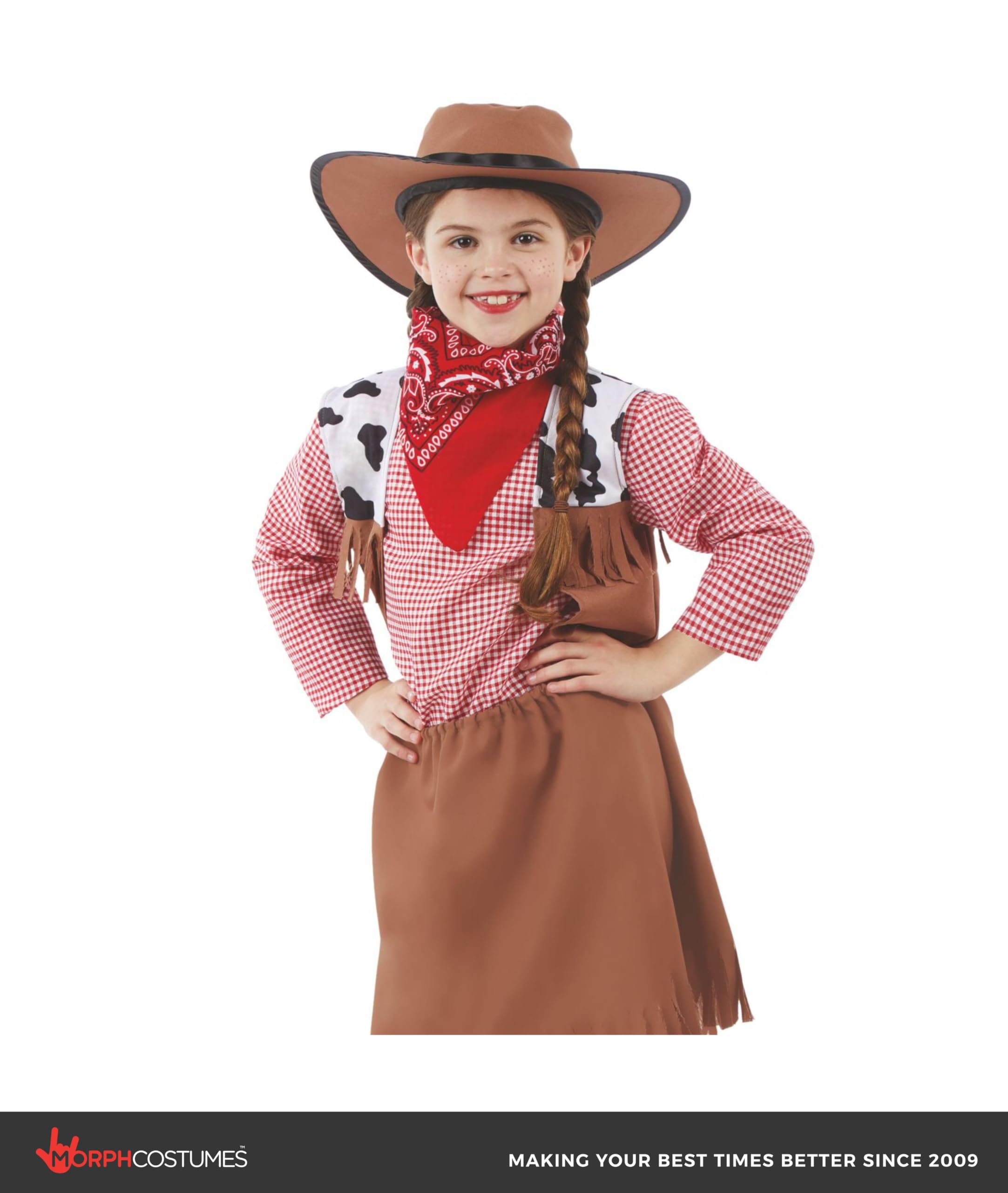 fun shack Cowgirl Costumes for Kids, Little Girls Cowboy Costume, Cowgirl Girls Costume, Western Costumes for Girl - Image 5
