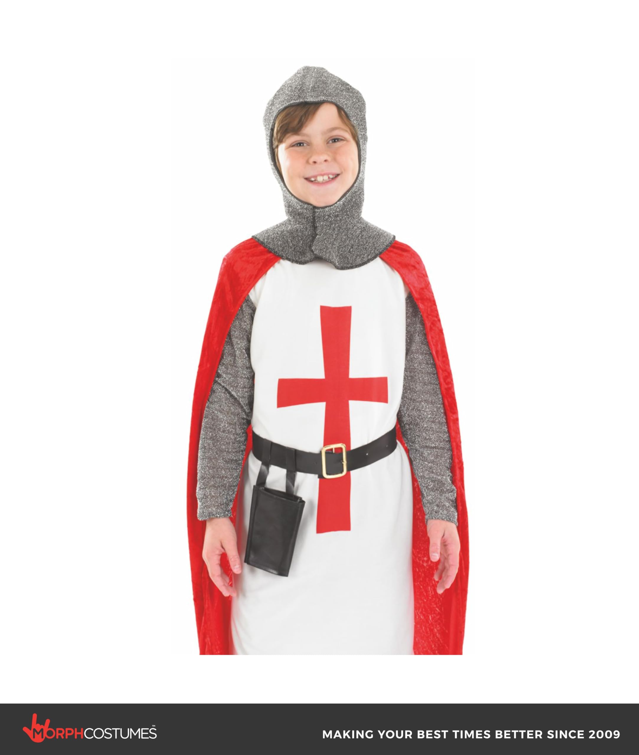 fun shack Crusader Costume Kids, Knight Costume Boys, Medieval Knight Costumes Boys, Book Characters Costumes for Kids, Small - Image 5
