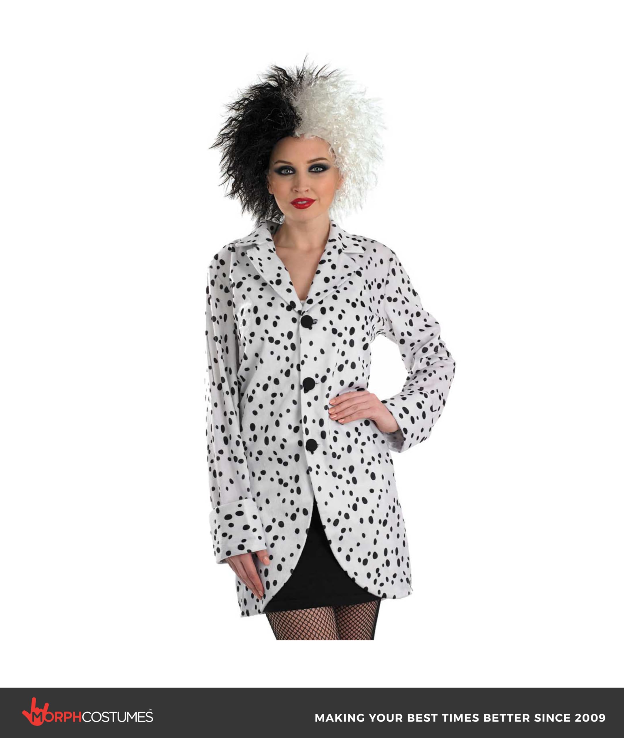 fun shack Dalmatian Jacket Halloween Costumes For Women - Image 3