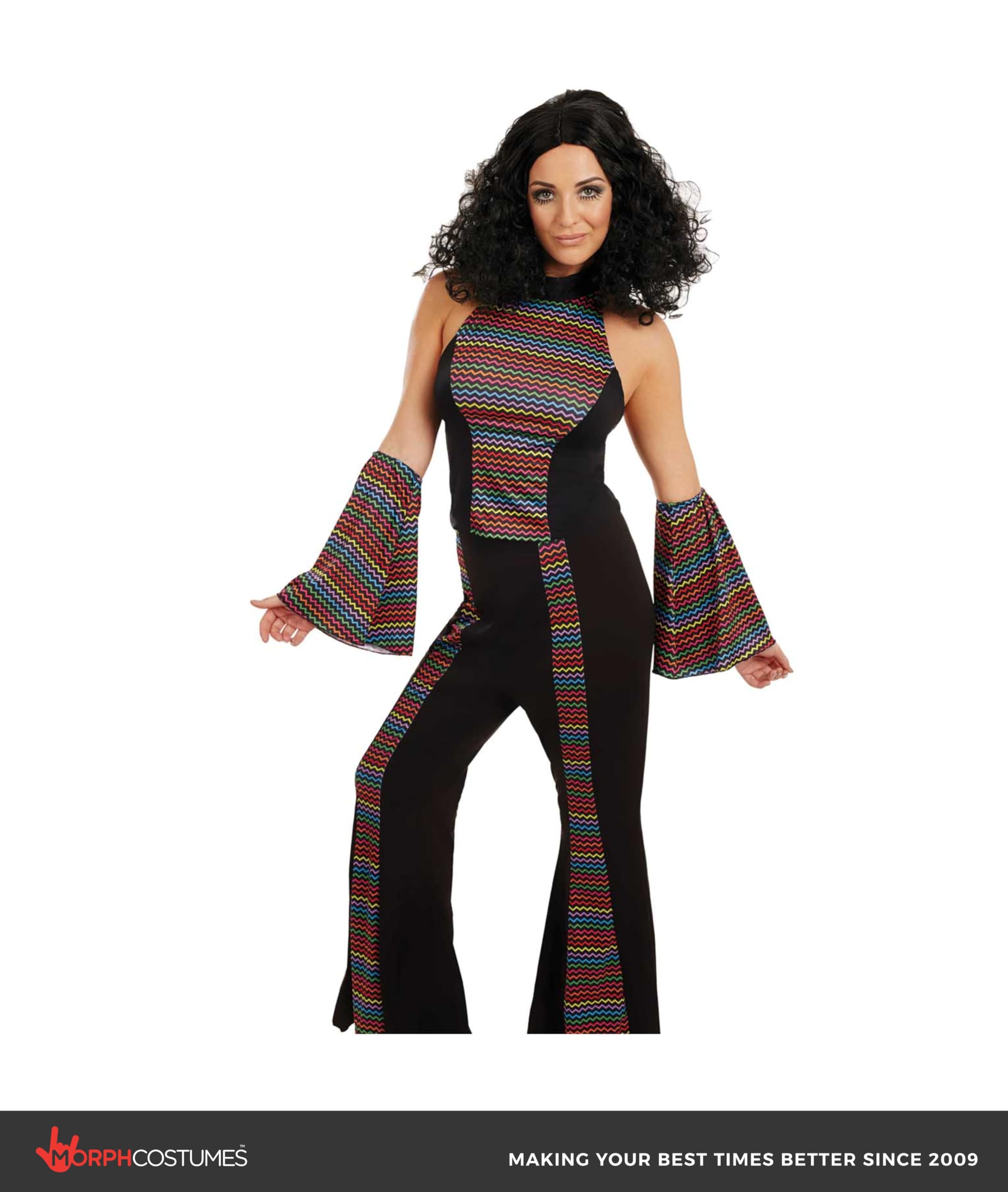 fun shack Disco Costume for Women, 70s Disco Dress, Retro Party Outfit, Womens Vintage Costume, Fun 70s Style - Image 4