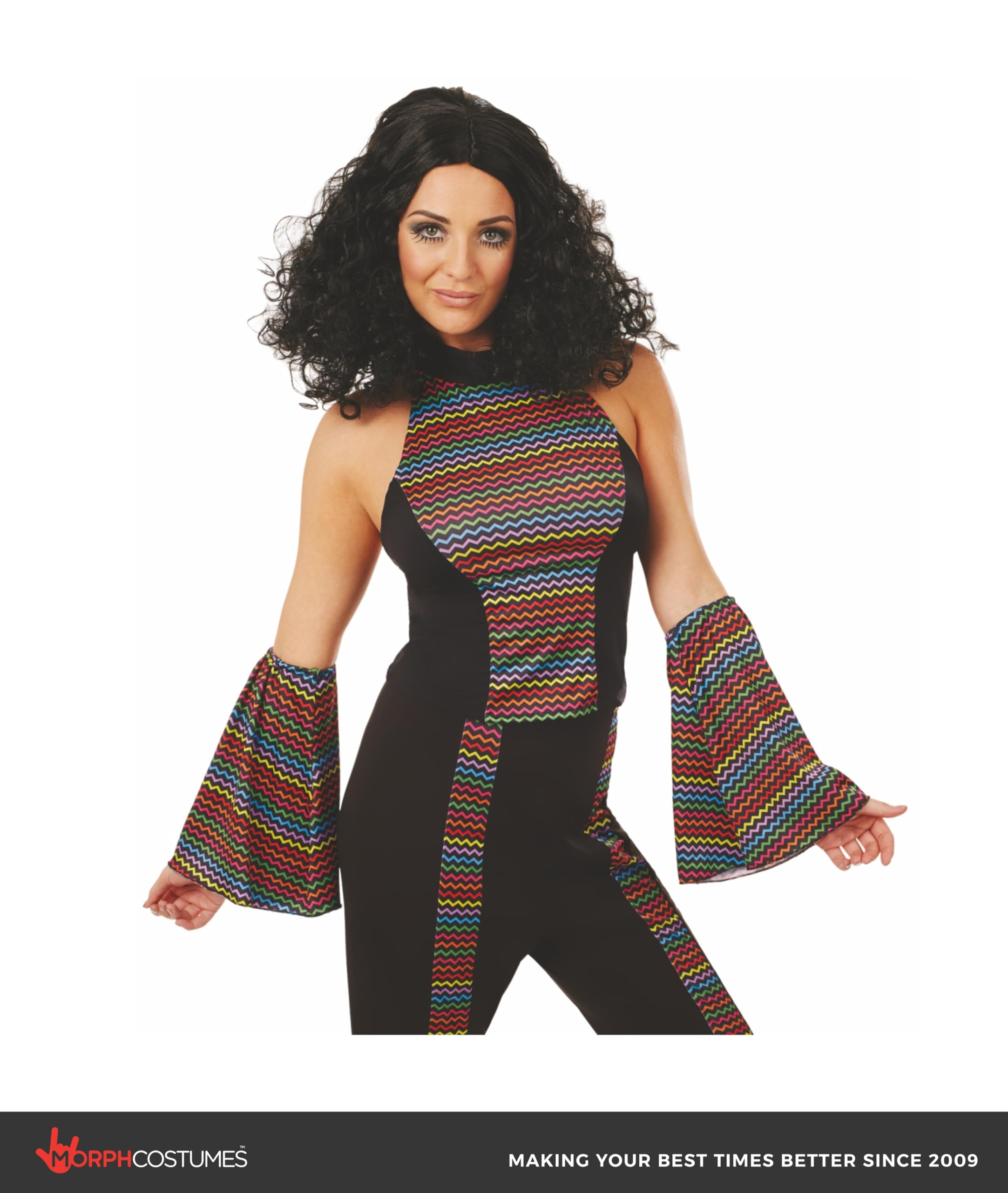 fun shack Disco Costume for Women, 70s Disco Dress, Retro Party Outfit, Womens Vintage Costume, Fun 70s Style - Image 5