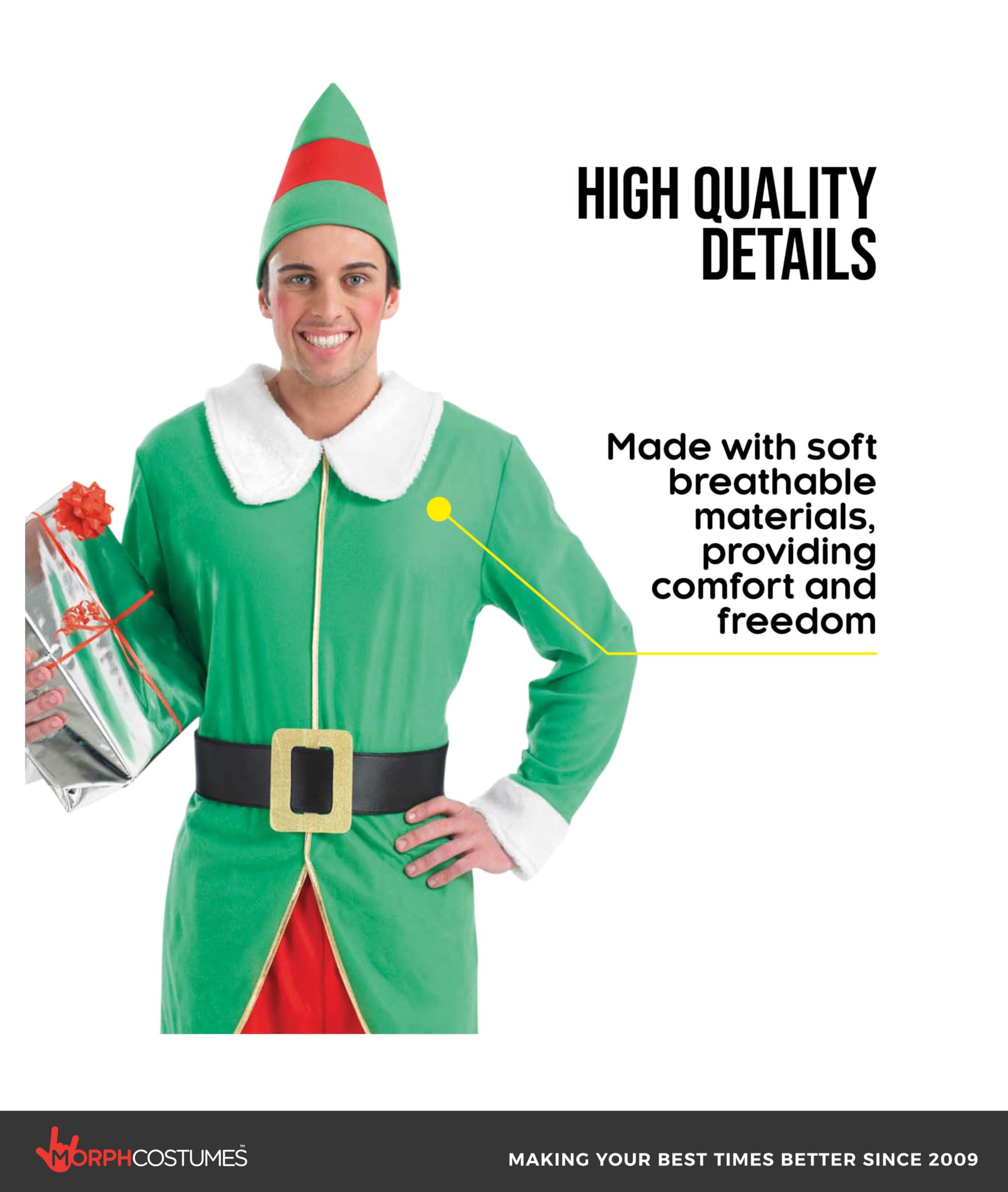 fun shack Elf Costume, Elf Costume Men, Christmas Suits For Men, Mens Christmas Suit, Mens Costumes - Image 5