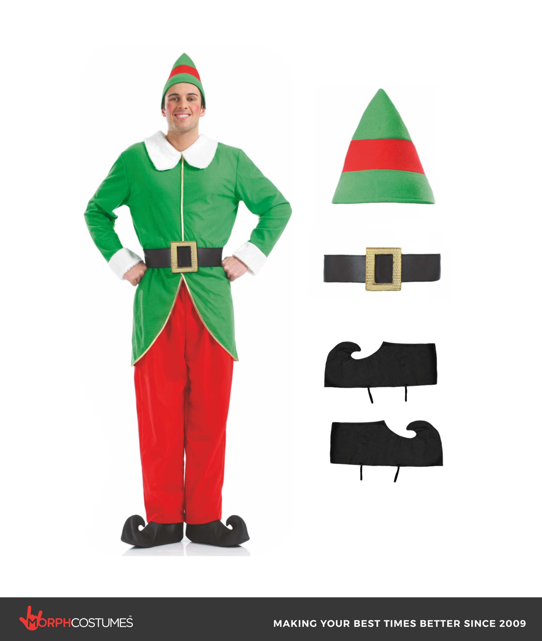 fun shack Elf Costume, Elf Costume Men, Christmas Suits For Men, Mens Christmas Suit, Mens Costumes - Image 6