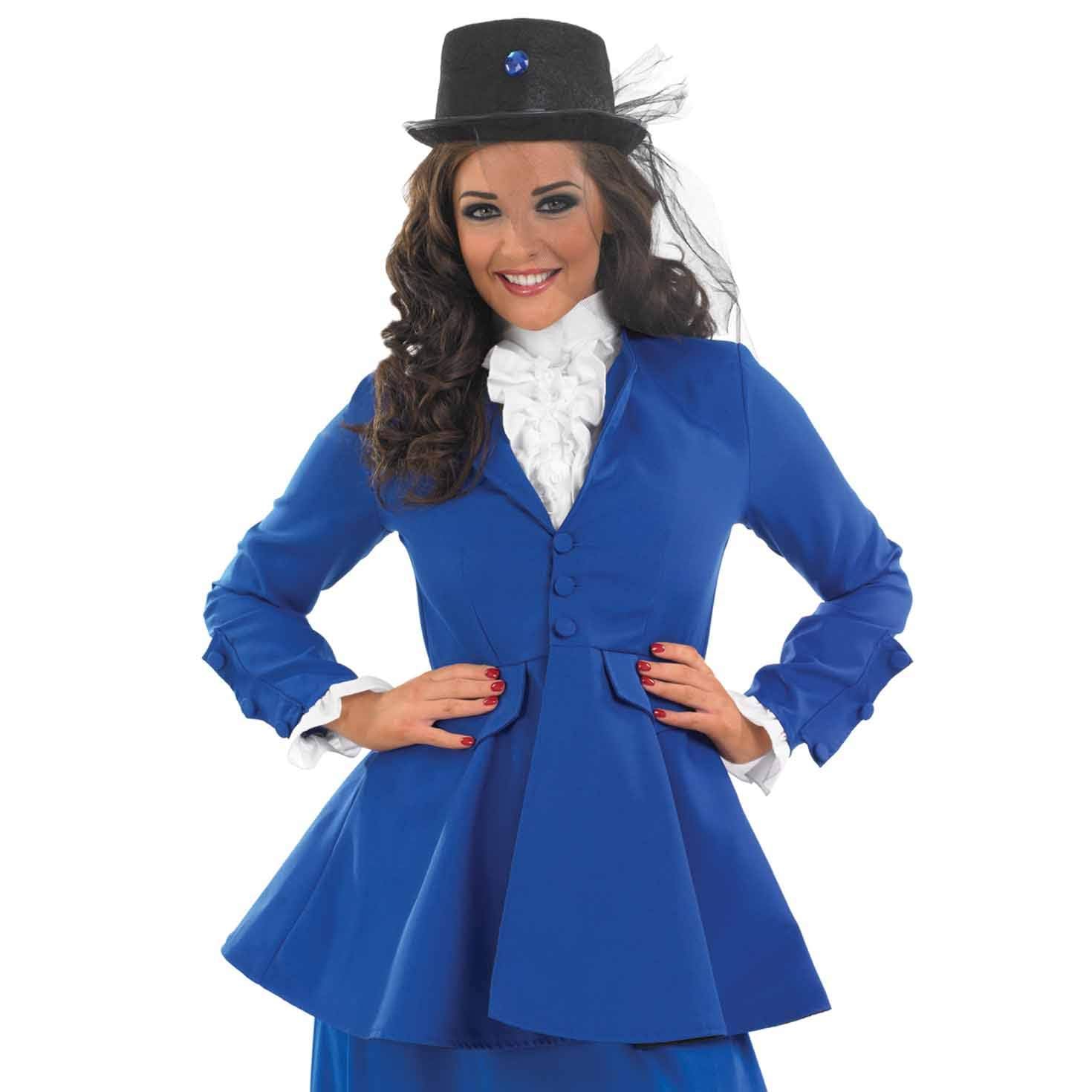 fun shack English Nanny Costume for Women, Adult Mary Poppins Book Character Outfit, Classic Nanny Dress - Image 2