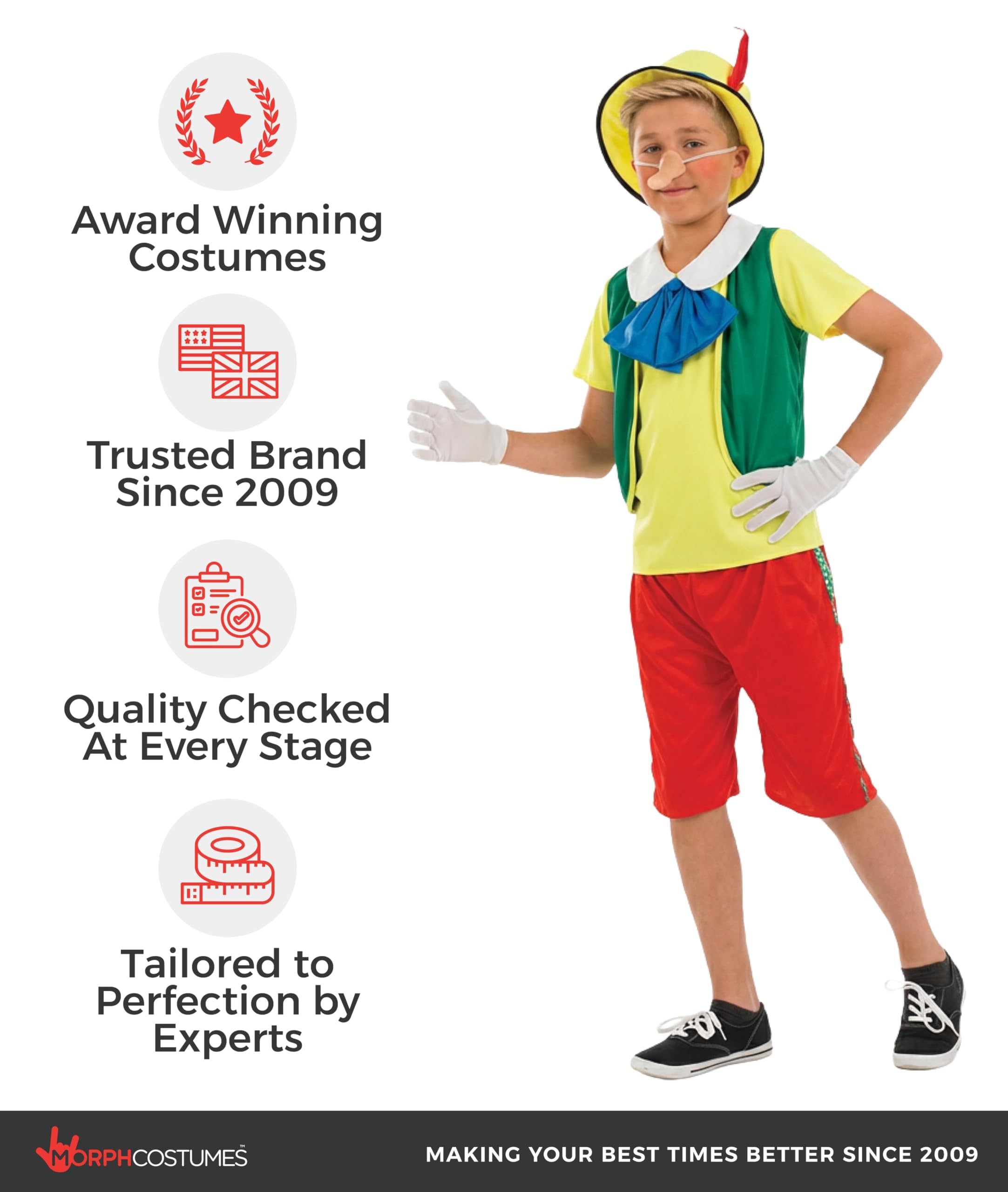 fun shack Fairytale Puppet Costume Kids, Book Characters Costumes for Kids, Storybook Character Costumes - Image 5
