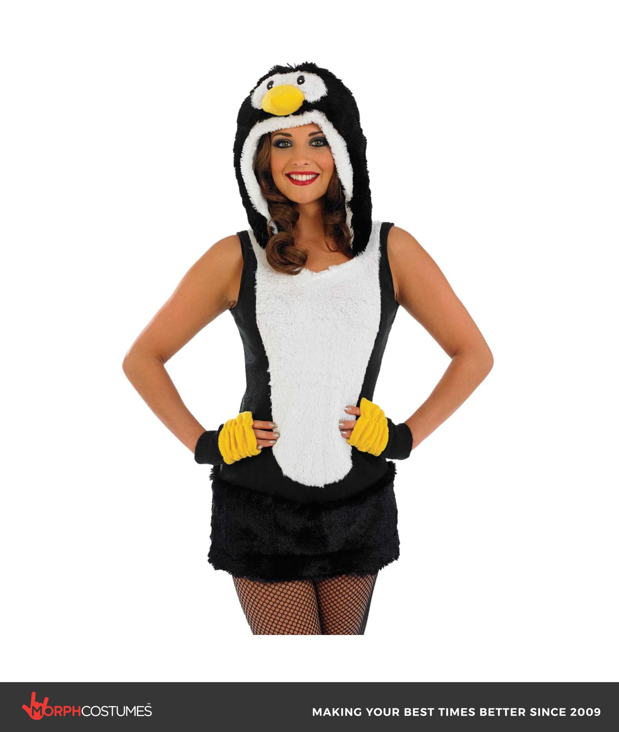 fun shack Female Penguin Costume, Womens Penguin Costumes, Pinguino Costume, Christmas Costumes For Women - Image 4
