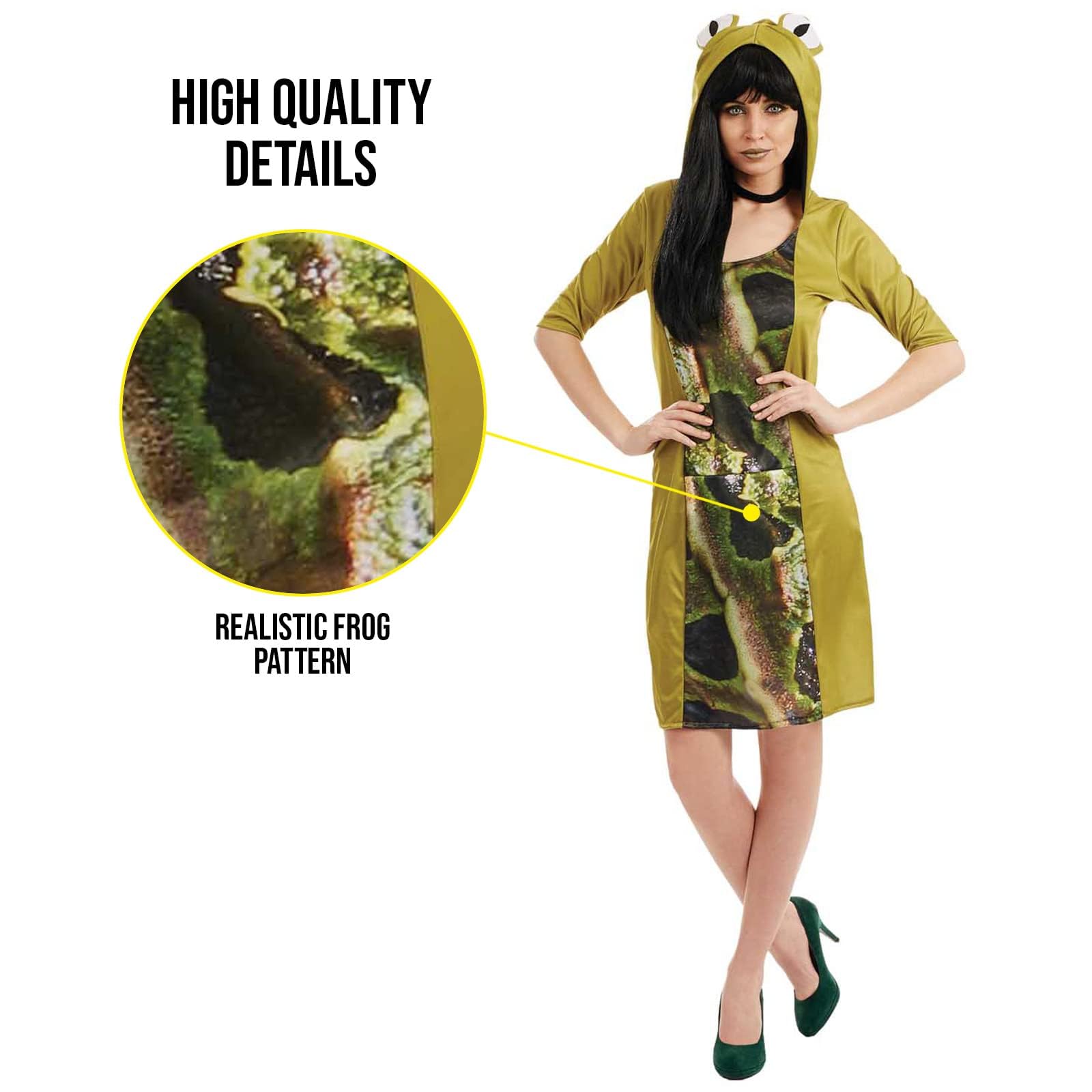 fun shack Frog Costume Women Animal Halloween Costumes for Women - Image 4