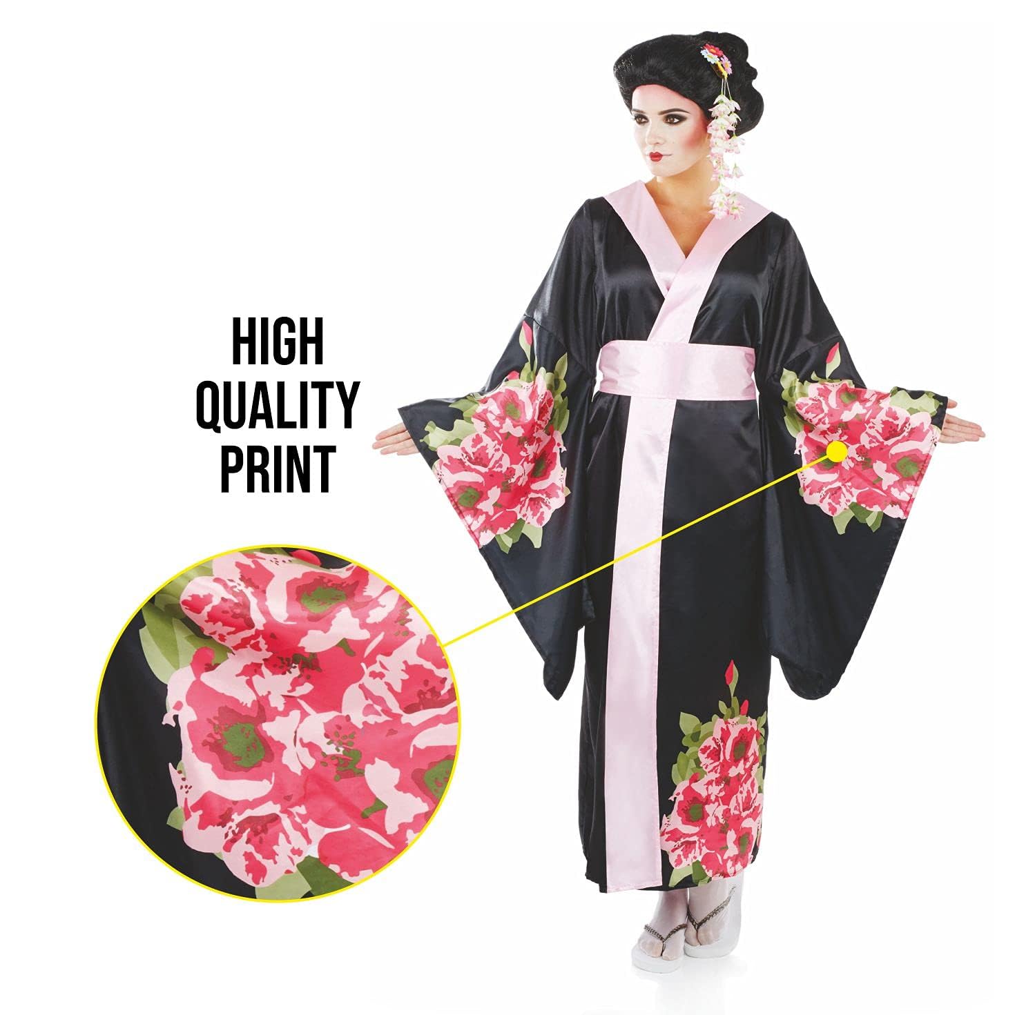 fun shack Geisha Costume for Women, Japanese Kimono Dress, Traditional Kimonos for Women, Elegant Japanese Attire - Image 4