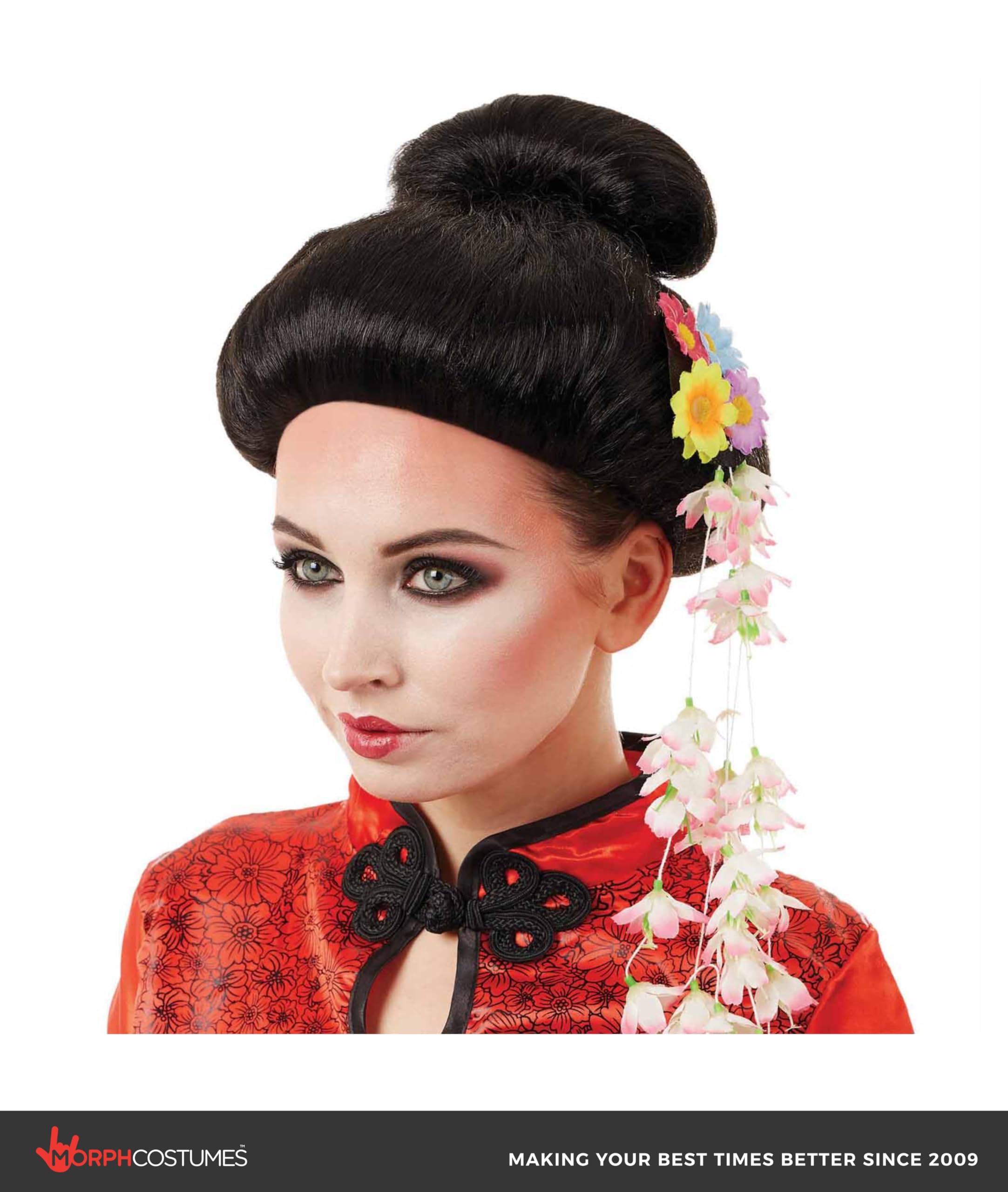 fun shack Geisha Costume Women, Japanese Wigs, Geisha Hair Accessories, Chinese Hair Wig - Image 2