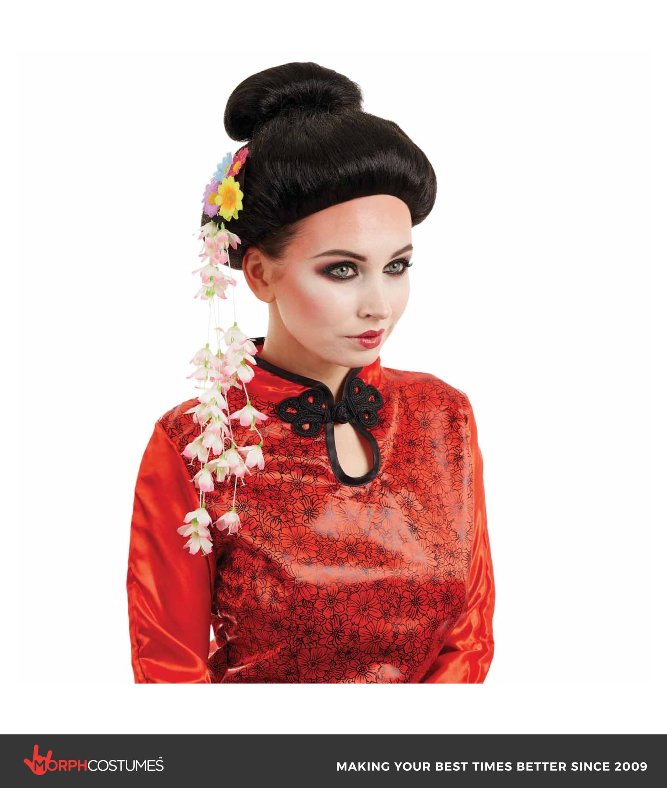fun shack Geisha Costume Women, Japanese Wigs, Geisha Hair Accessories, Chinese Hair Wig - Image 3