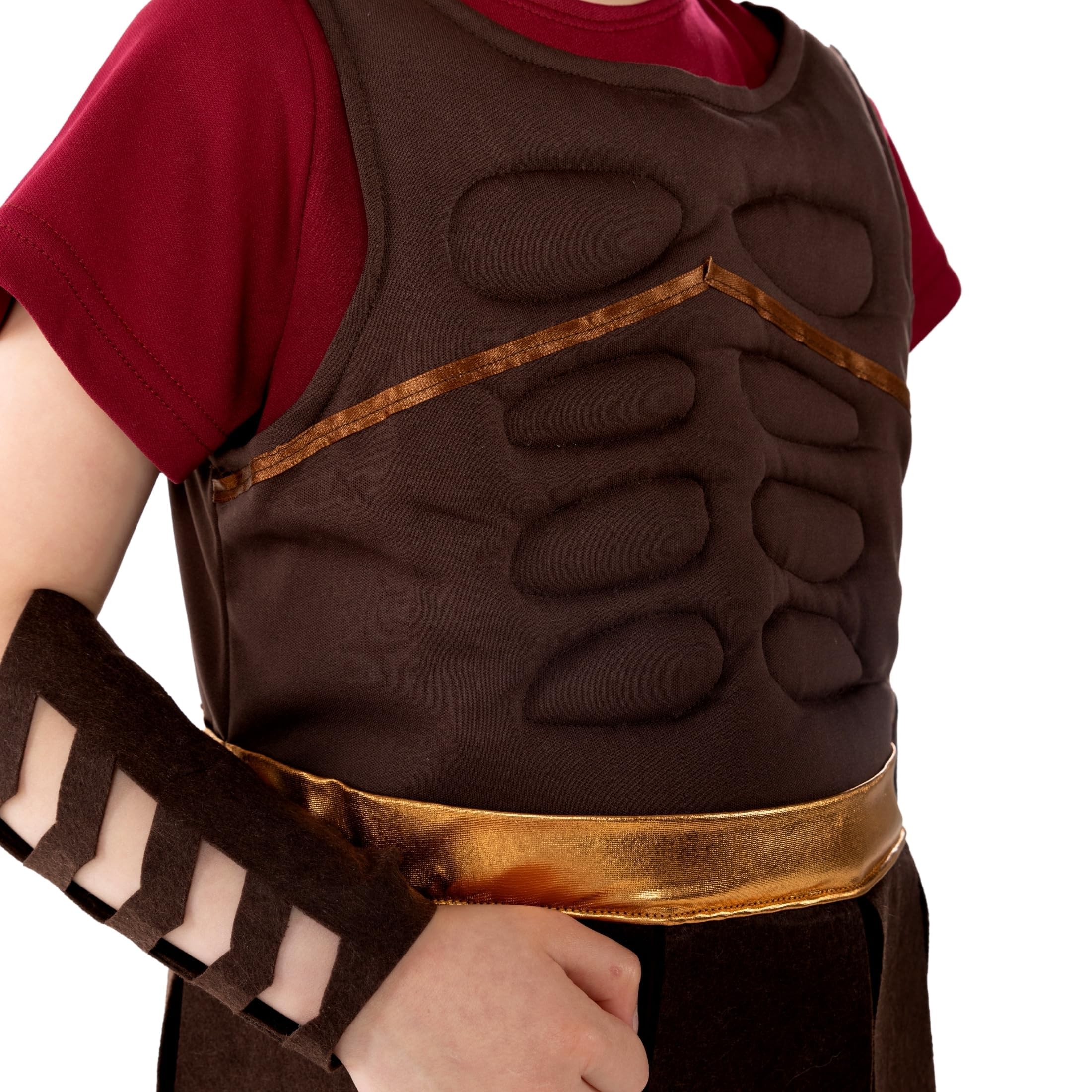 fun shack Gladiator Costume Kids Roman Soldier Boys Halloween Costume - Image 5
