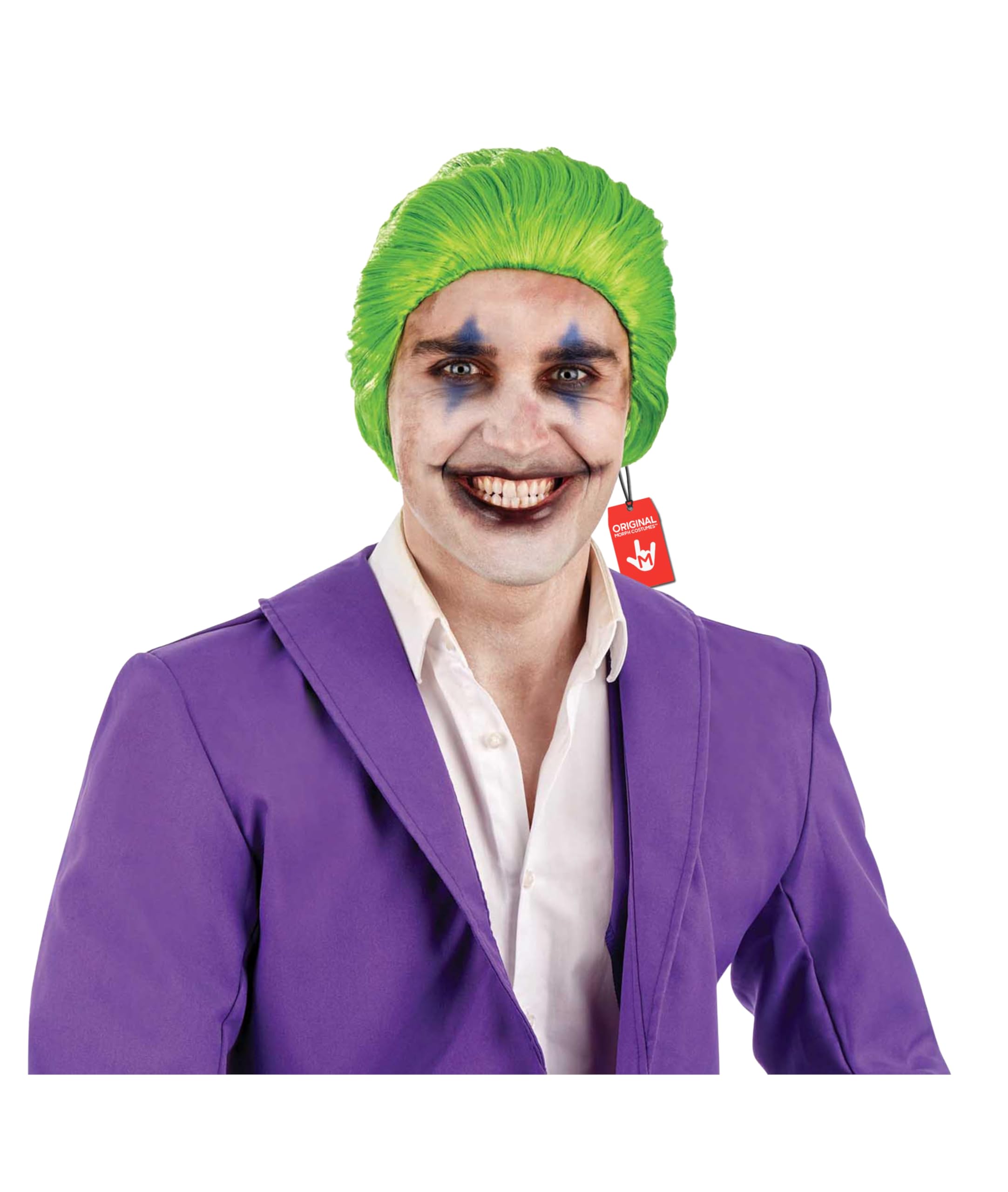 fun shack Green Comic Book Character Wig for Men Short Green Wig Adults Cosplay