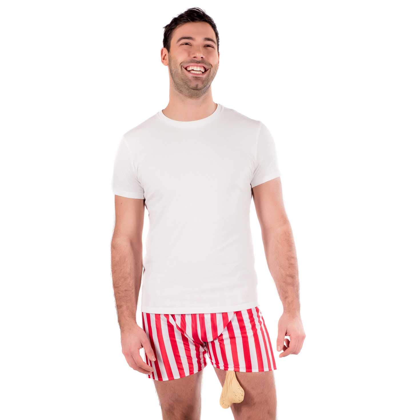 fun shack Halloween Costumes, Funny Costume, Bachelor Party, Funny Halloween Costumes, Striped Shorts Cheeky Bachelor Outfit - Image 2