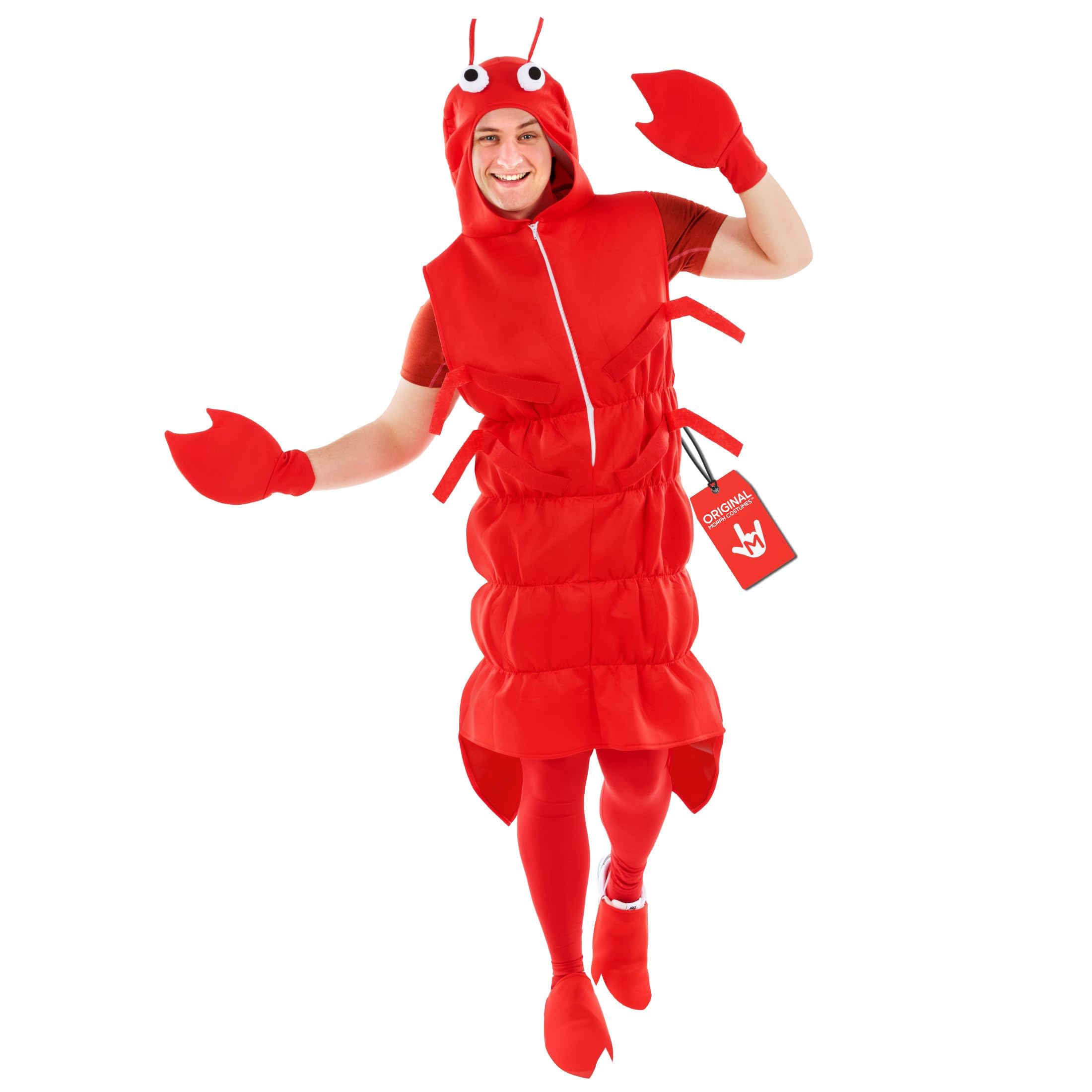 fun shack Lobster Costume, Adult Unisex, Polyester, One Size, Halloween