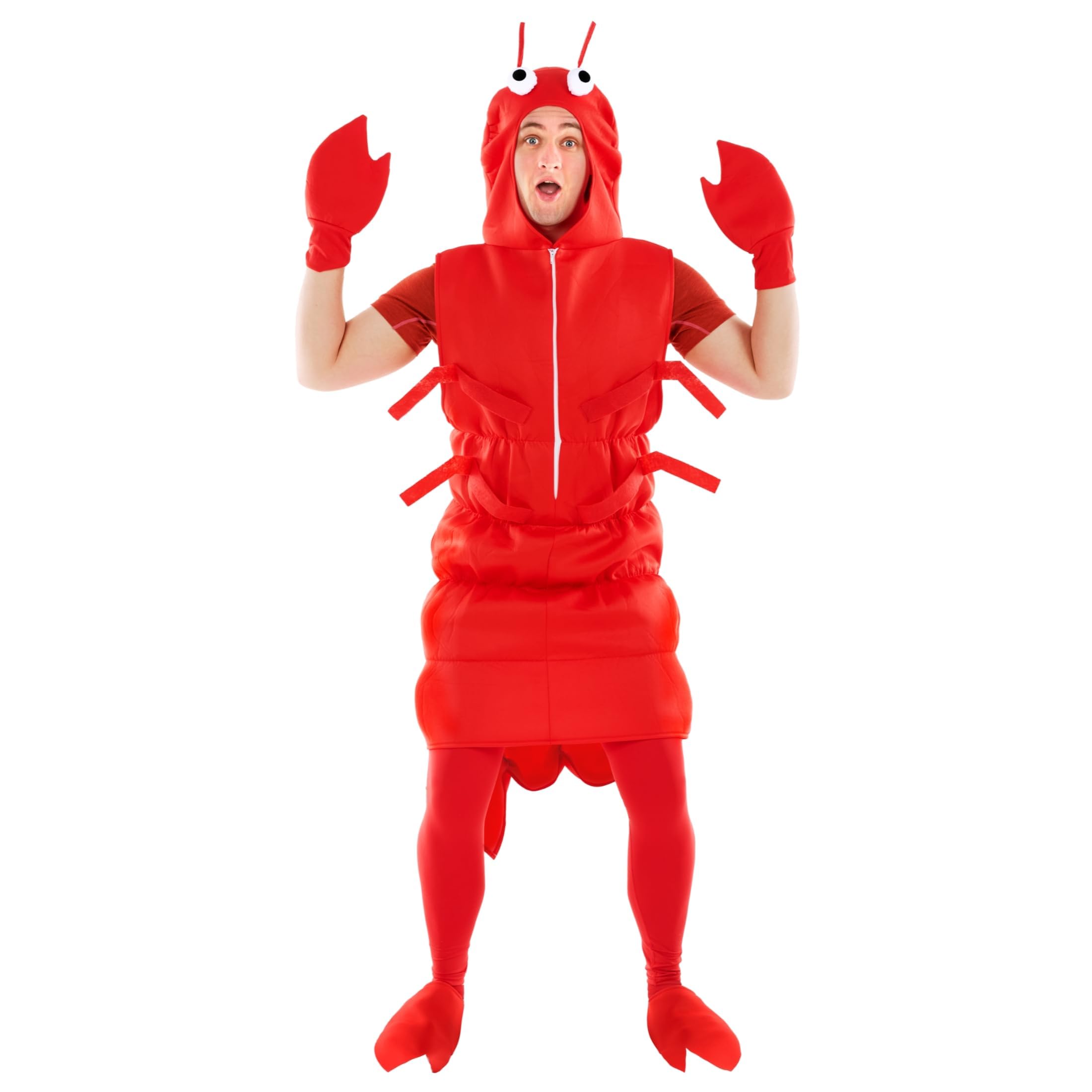 fun shack Lobster Costume, Adult Unisex, Polyester, One Size, Halloween - Image 4