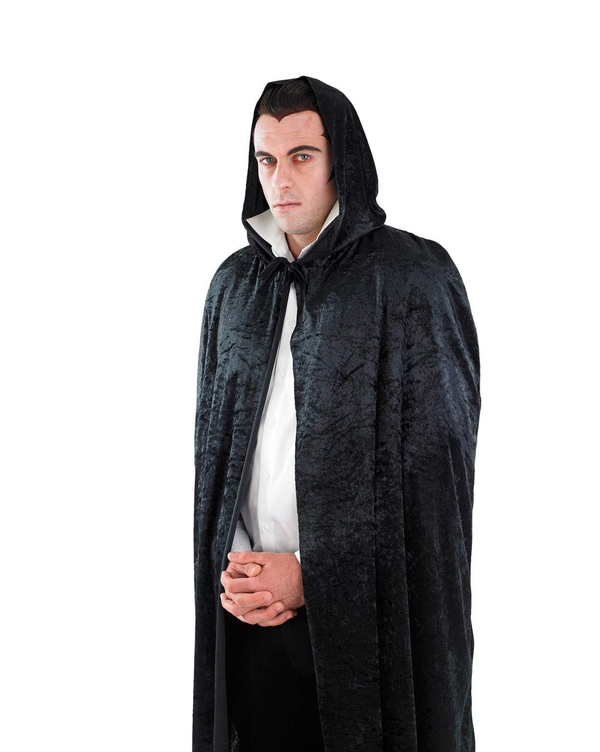 fun shack Men's FN3764, Black Velour Cape, One Size - Image 3