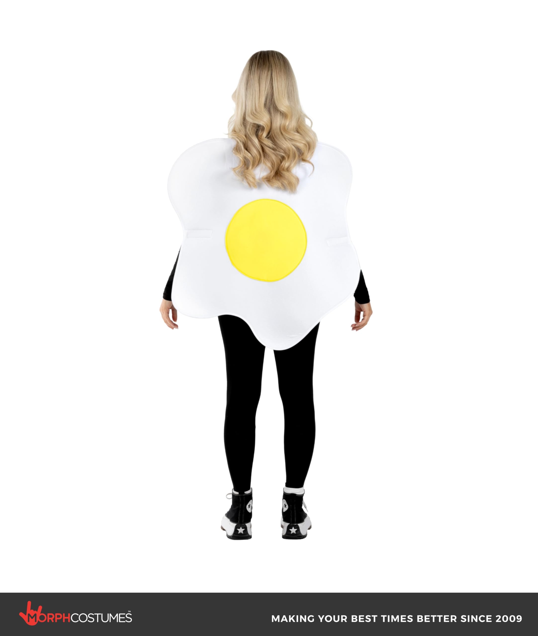 Fun Shack Men's Fried Egg Adult Costume, Fried Egg, One Size - Image 4