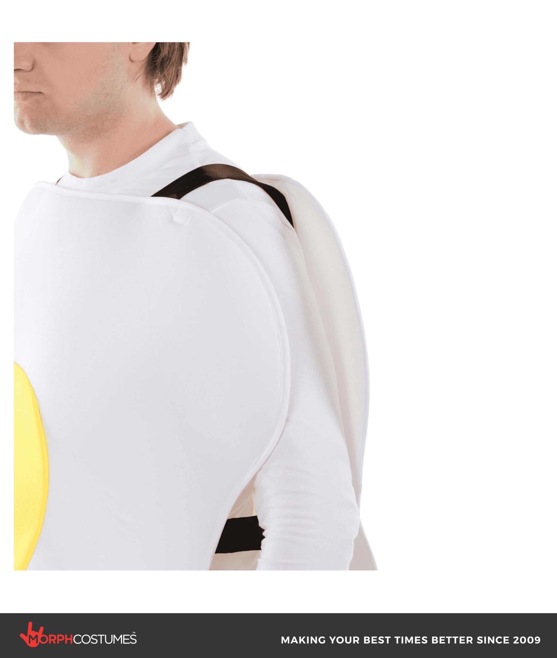 Fun Shack Men's Fried Egg Adult Costume, Fried Egg, One Size - Image 5