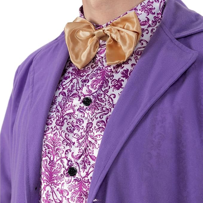 fun shack Mens Chocolate Factory Costume, Mens Chocolate Factory Owner Costume, Book Character Costumes For Adults - Image 5