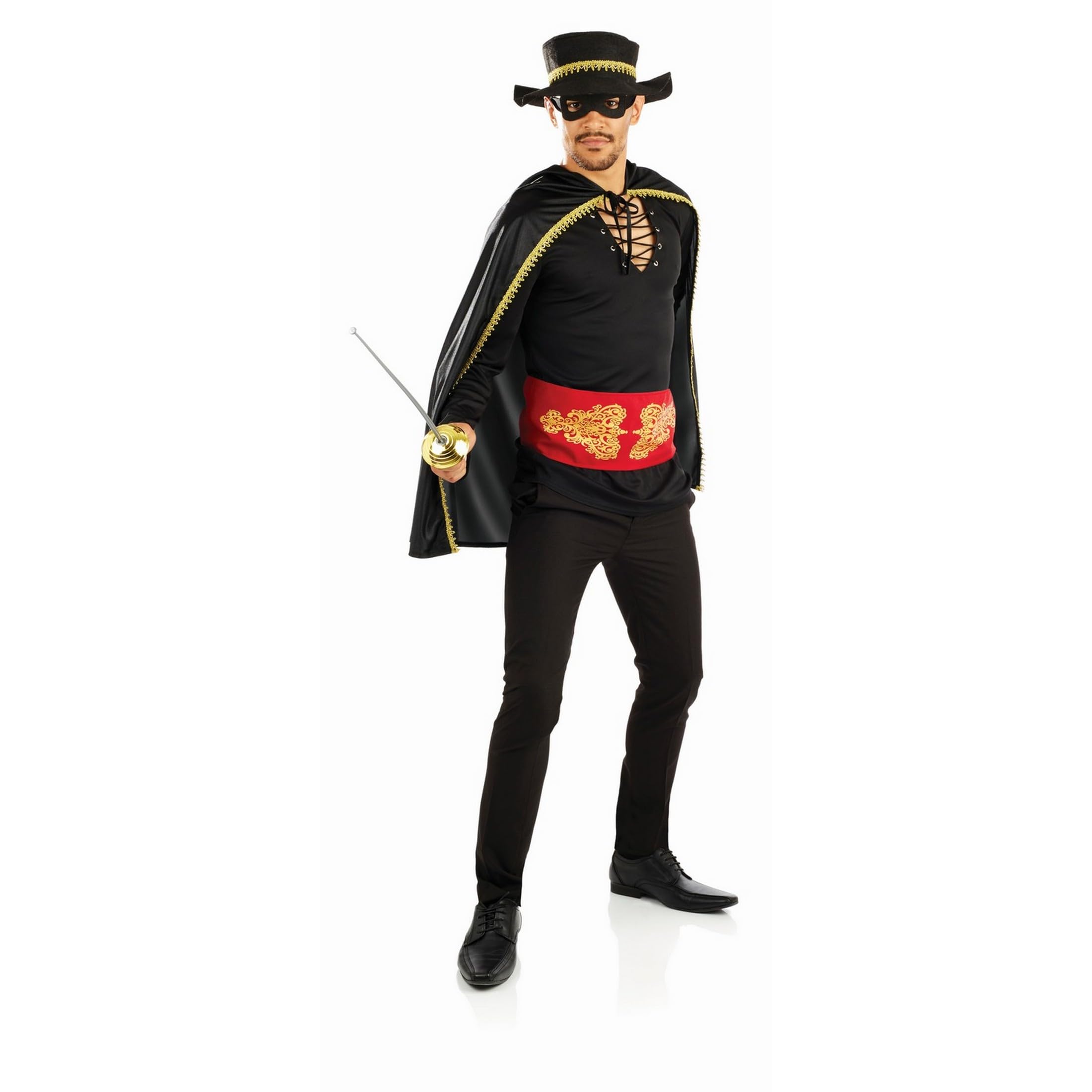 fun shack Mens Masked Bandit Costume, Halloween Costume for Men, Masked Hero Movie Character Costumes for Men - Image 6