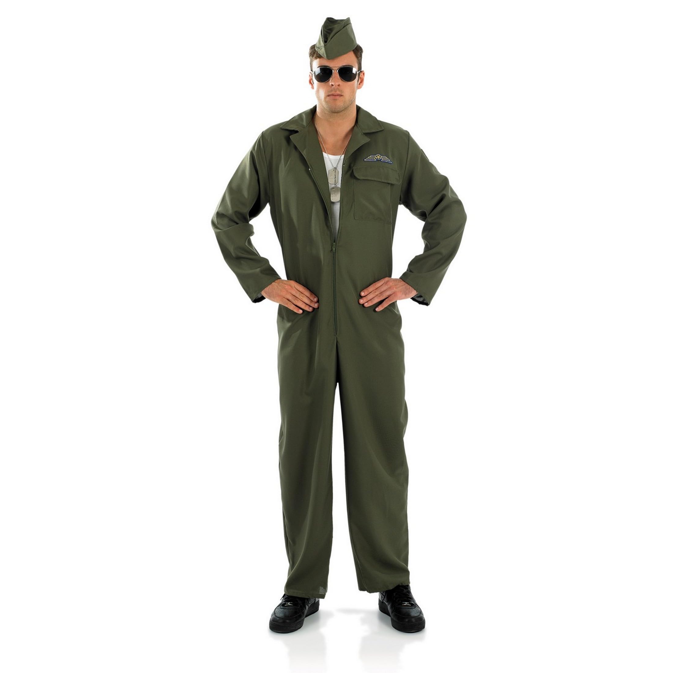 fun shack mens Mens Aviator Flightsuit - Image 6