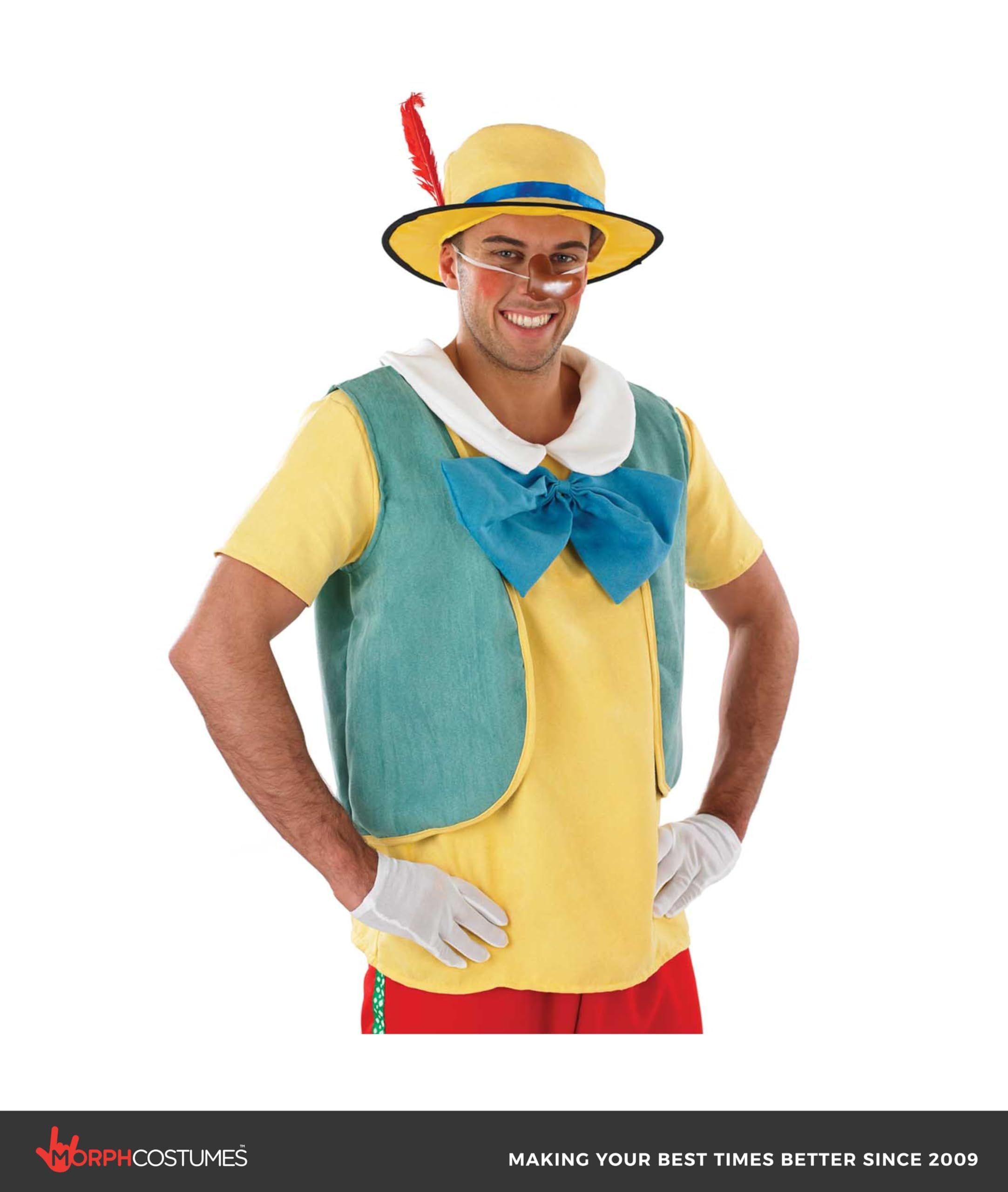 Fun Shack Mens Puppet Costume, Book Characters Costume Adult, Mens Halloween Puppet Costume, Halloween Costumes for Men - Image 3